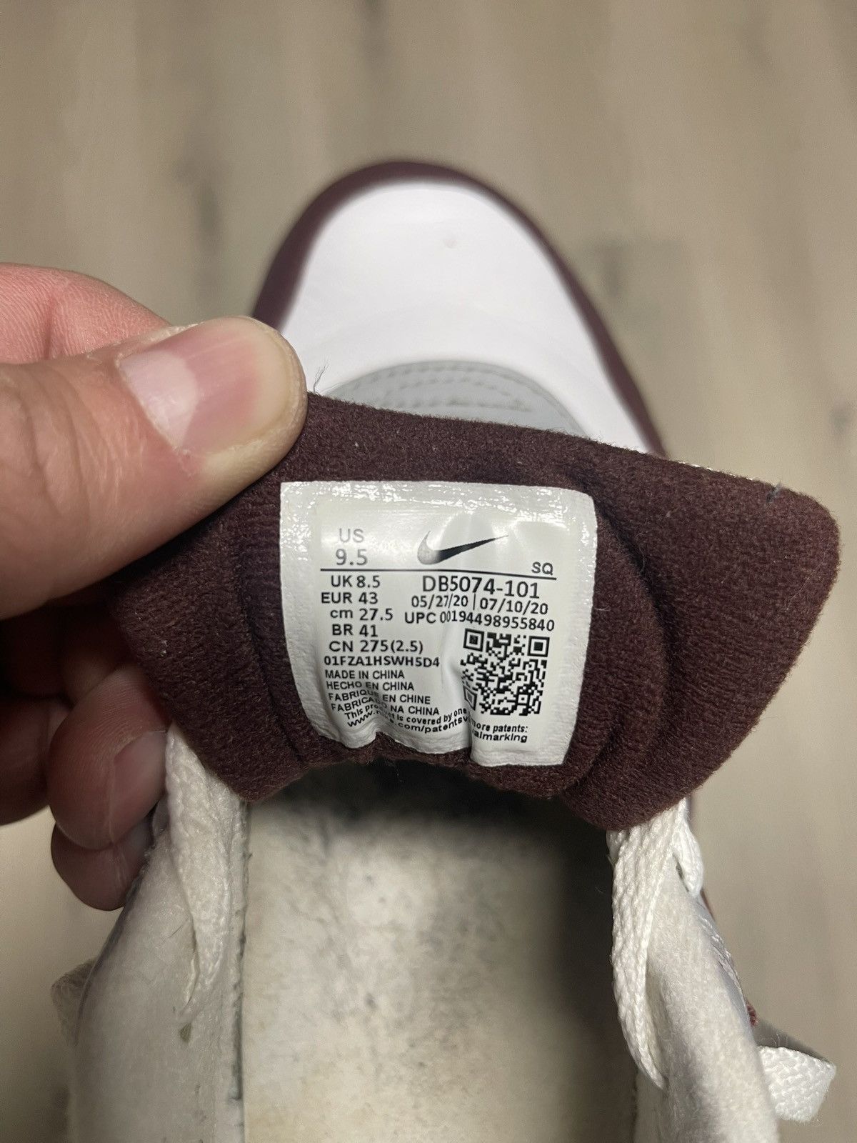 Nike Air Max 1 Premium “Mystic Dates” Size US 9.5 / EU 42-43 - 7 Thumbnail