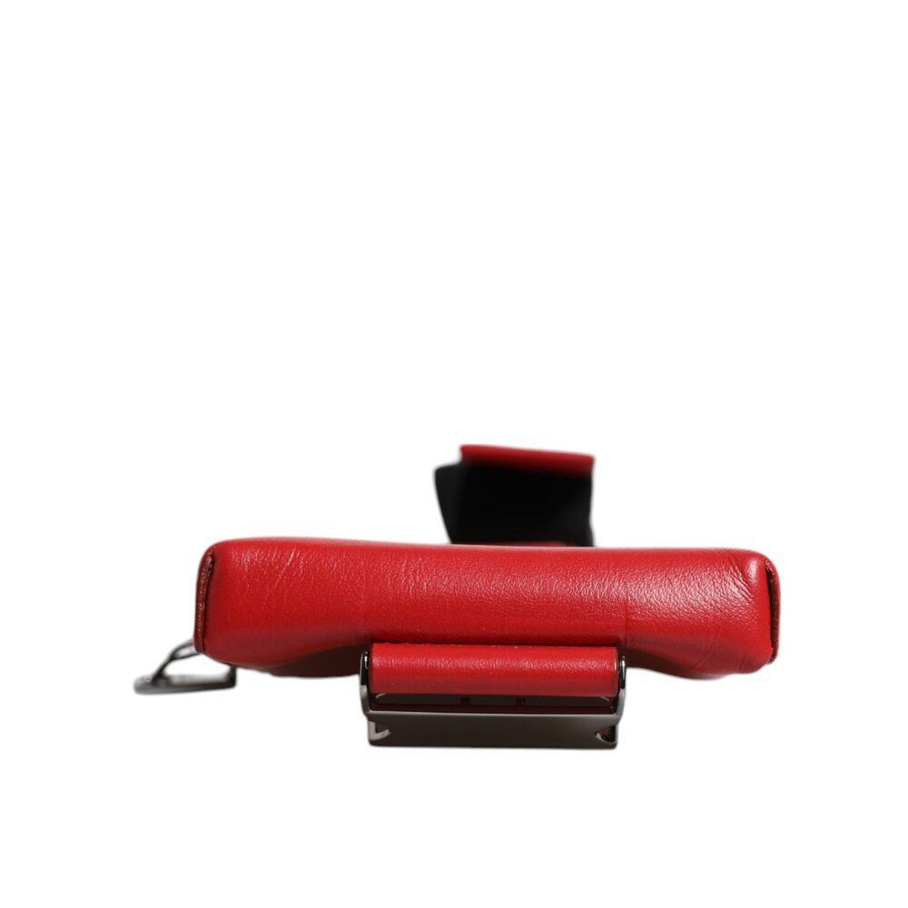 Dolce & Gabbana Dolce & Gabbana Red Leather Logo Zip Around Card Holder Wide Size ONE SIZE - 5 Thumbnail