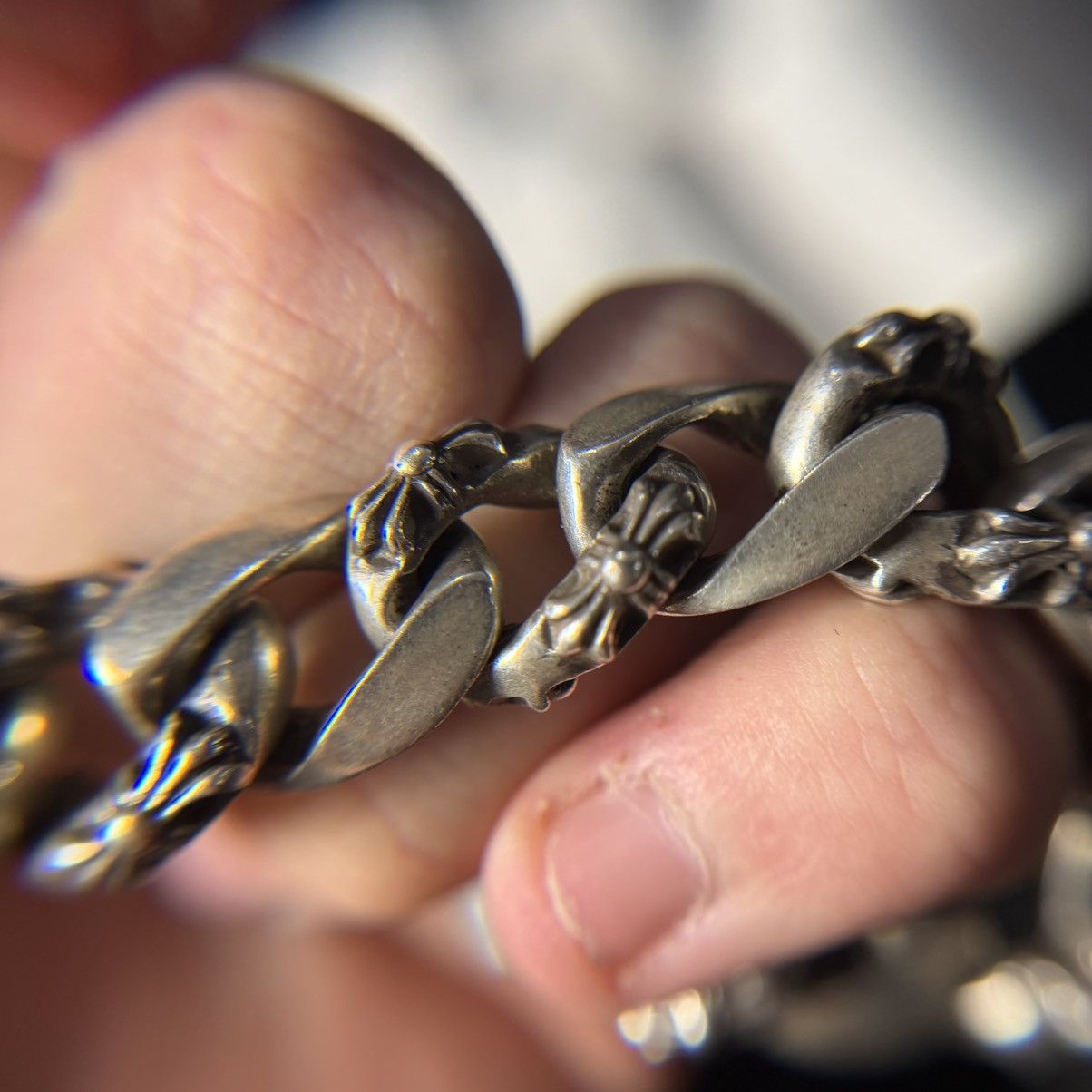 Chrome Hearts Chrome Hearts Silver ID Bracelet Size ONE SIZE - 9 Thumbnail
