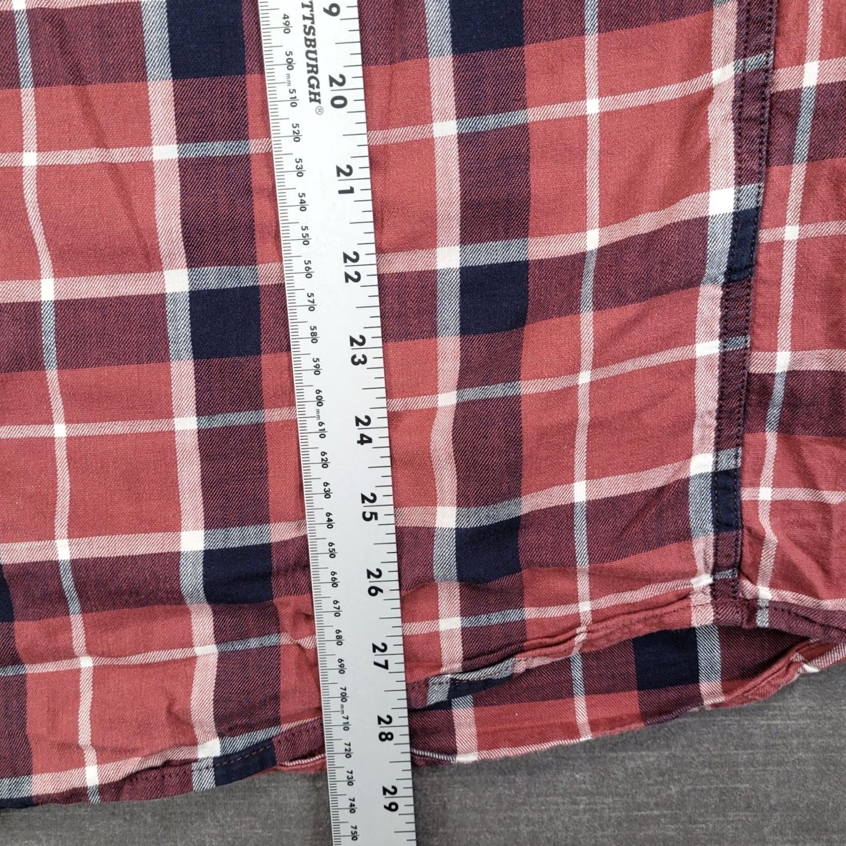Carhartt Carhartt Mens Shirt Relaxed Fit Flannel Large Tall Red Plaid Short Sleeve Size US L / EU 52-54 / 3 - 4 Thumbnail