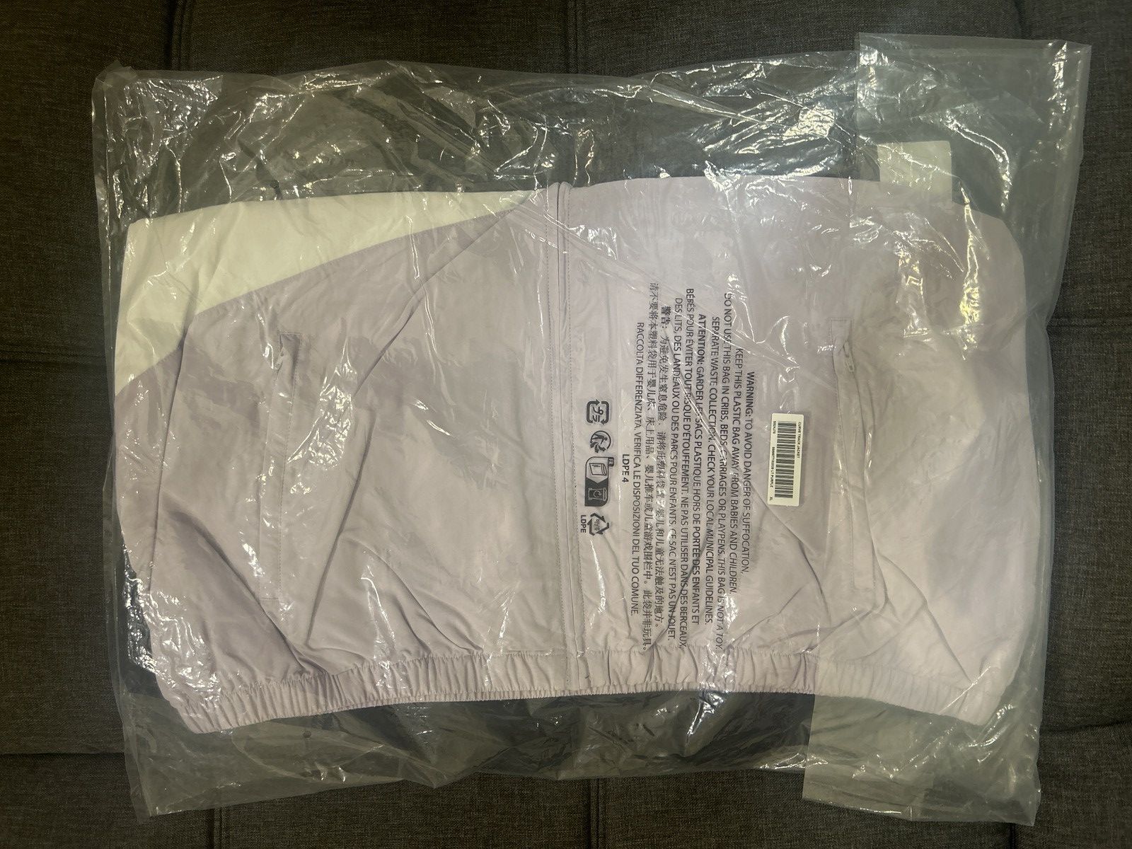 Supreme Supreme Curve Track Jacket (SS24) Light Purple Size US XL / EU 56 / 4 - 5 Thumbnail