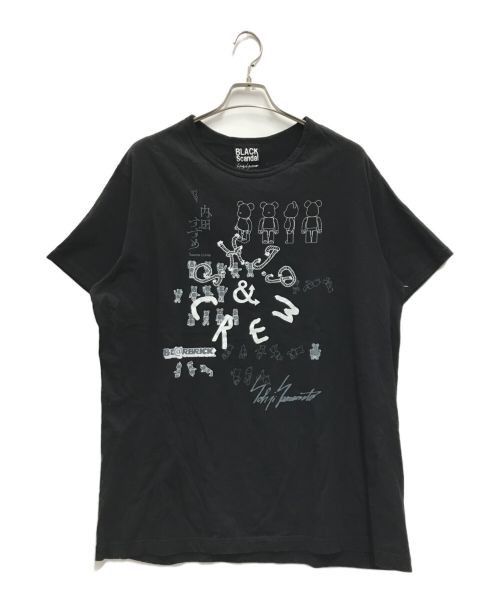 BLACK Scandal Yohji Yamamoto × BE@BRICK Print TEE