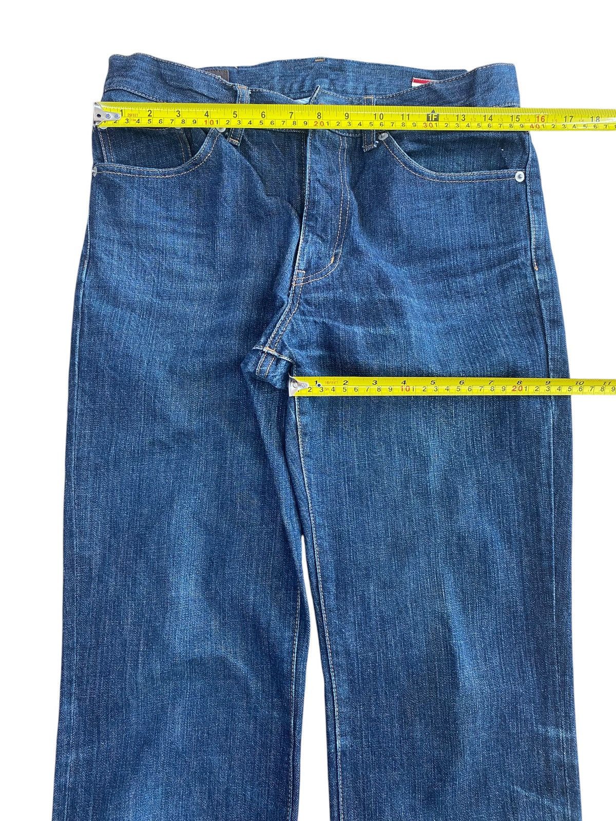 Other Orihica Garage Dark Blue Wash Style Bootcut Jeans Size US 30 / EU 46 - 5 Thumbnail
