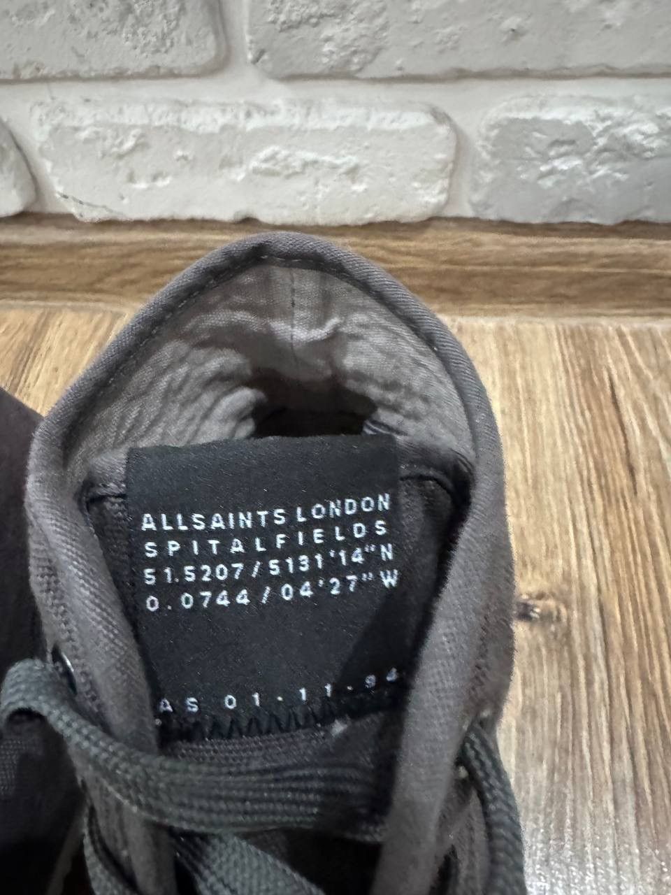 Allsaints Allsaints Max Canvas High Top Sneakers Shoes Size US 13 / EU 46 - 8 Thumbnail