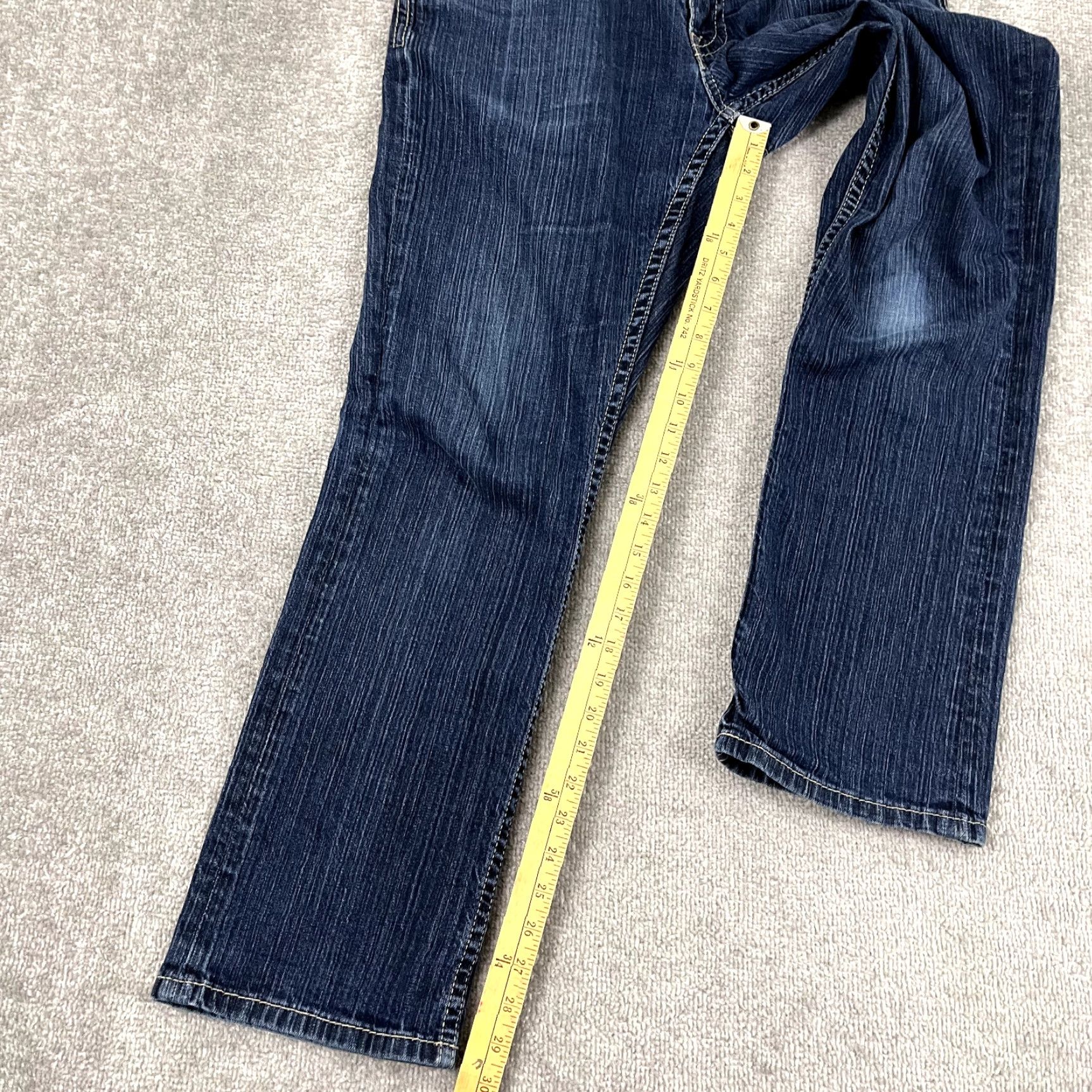 BKE BKE Jeans Mens Size 32 Regular Blue Denim Medium Wash Stretch Straight Leg 5-Pocket Classic American Outdoor Vintage No Size US 32 / EU 48 - 6 Thumbnail