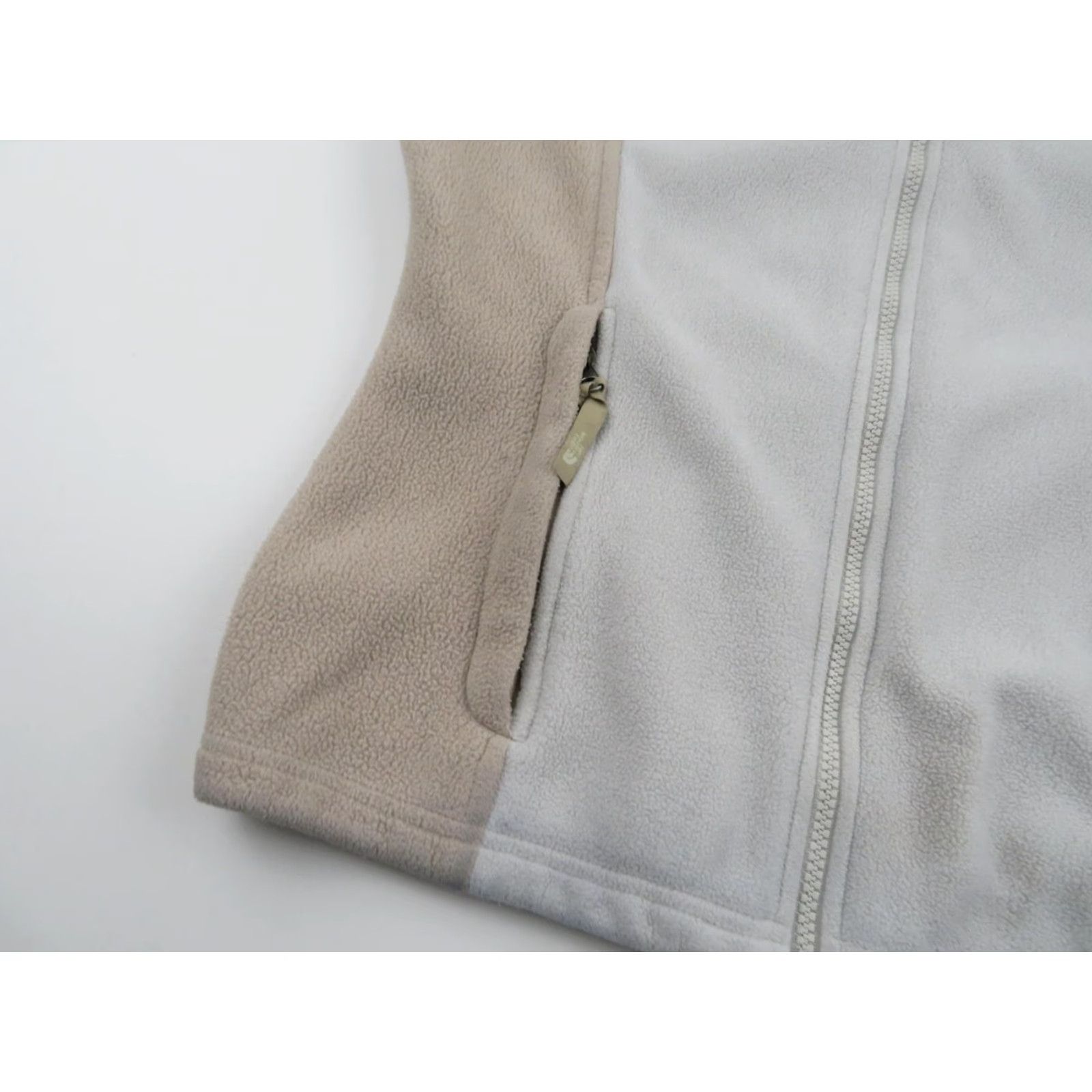 The North Face VINTAGE The North Face White Fleece Windbreaker Jacket Coat Womens M Beige Brown Jacket Size M / US 6-8 / IT 42-44 - 4 Thumbnail