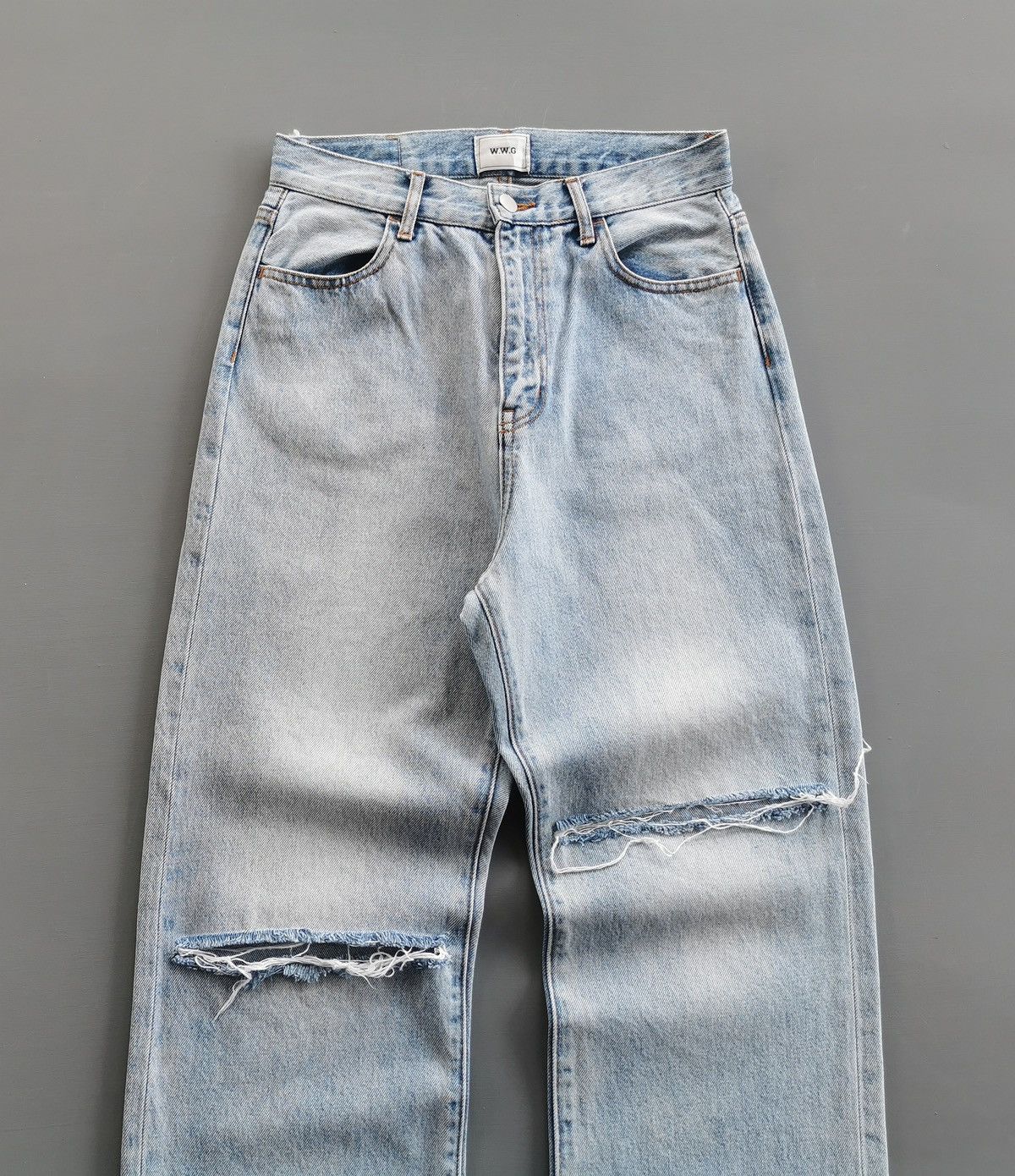 Vintage Pervert The Norm WWG Distressed Jeans Size 28" / US 6 / IT 42 - 1 Thumbnail
