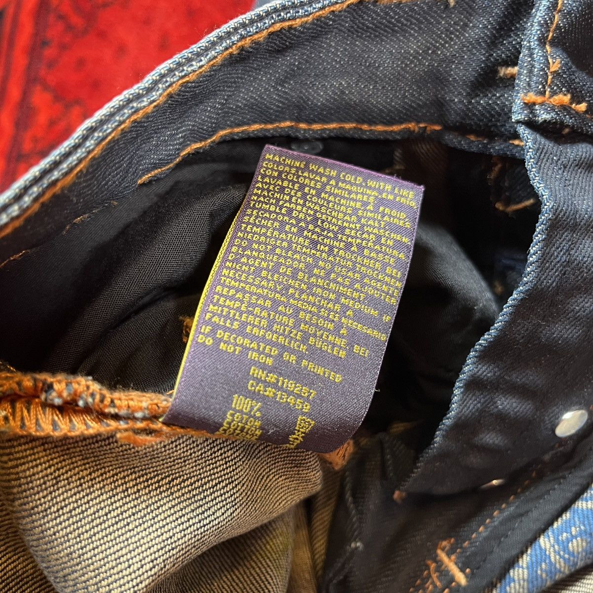 Christian Audigier Christian Audigier Jeans Skull Graphic Big Back Print Wide Size US 32 / EU 48 - 15 Thumbnail