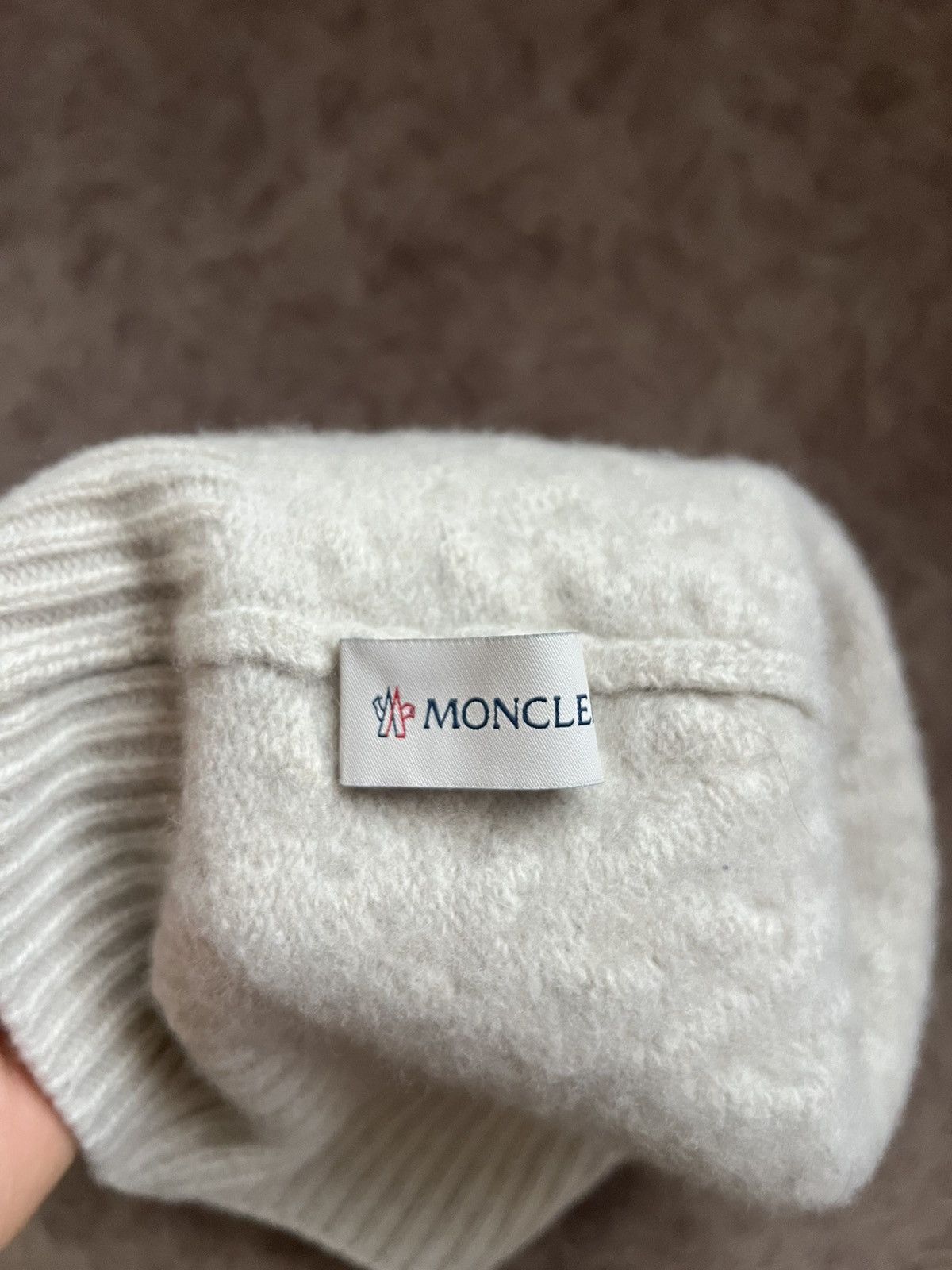 Moncler Moncler Berretto Logo Wool Hat Beanie Size ONE SIZE - 3 Thumbnail