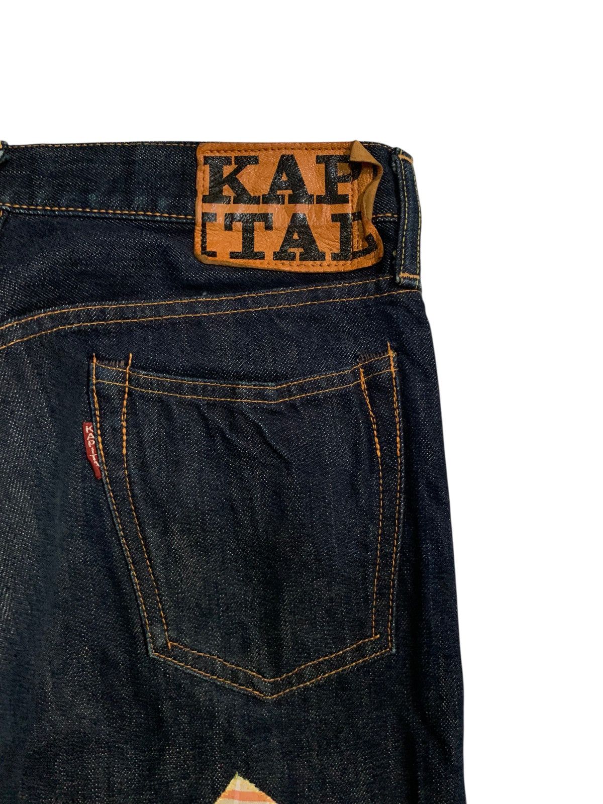 Kapital KAPITAL PATCHWORK HIPPIES STYLE REWORK JAPANESE INSANE DENIM Size US 29 - 18 Thumbnail