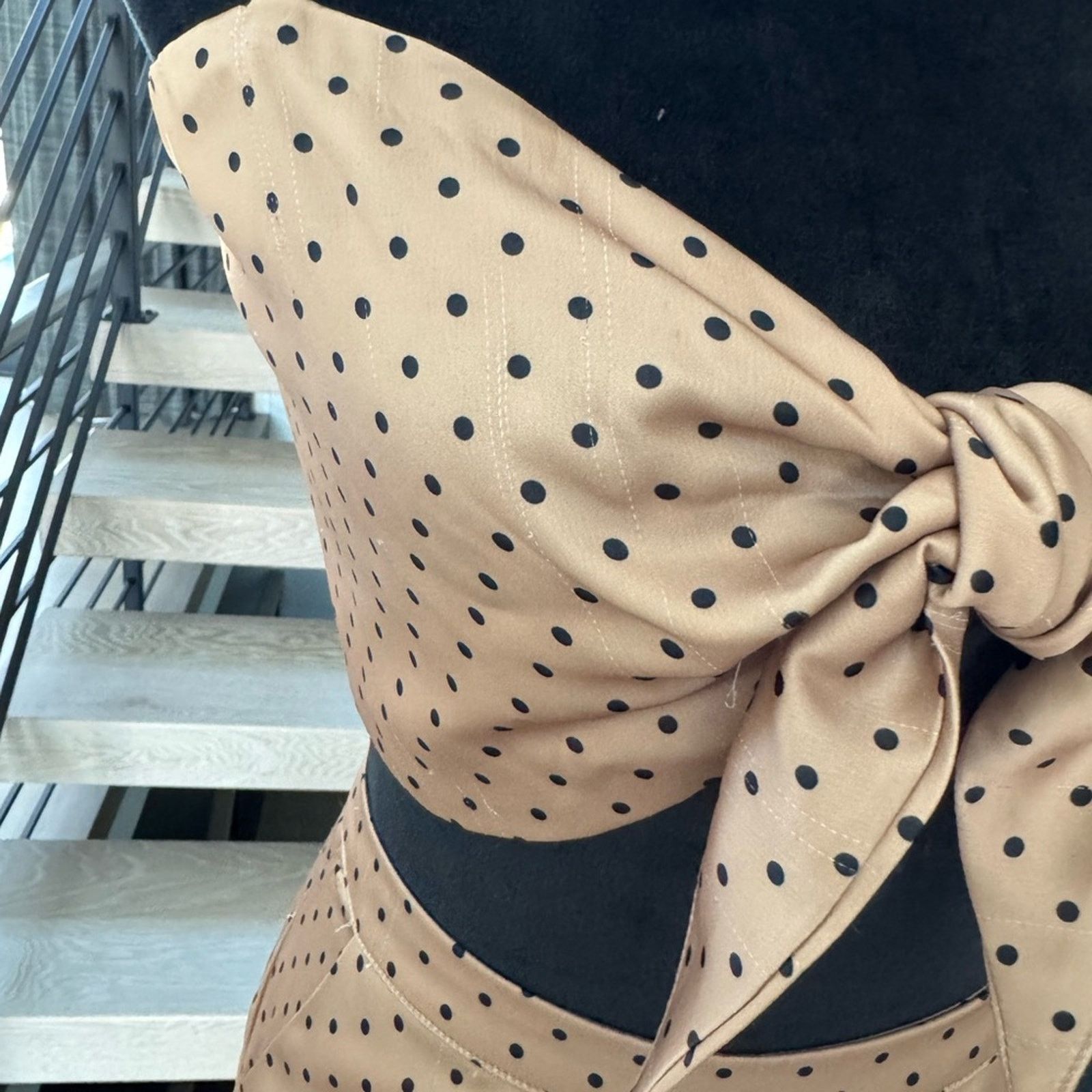 Other Stylish Tan Polka Dot Two-Piece Set Size 25" / US 0 / IT 36 - 6 Thumbnail