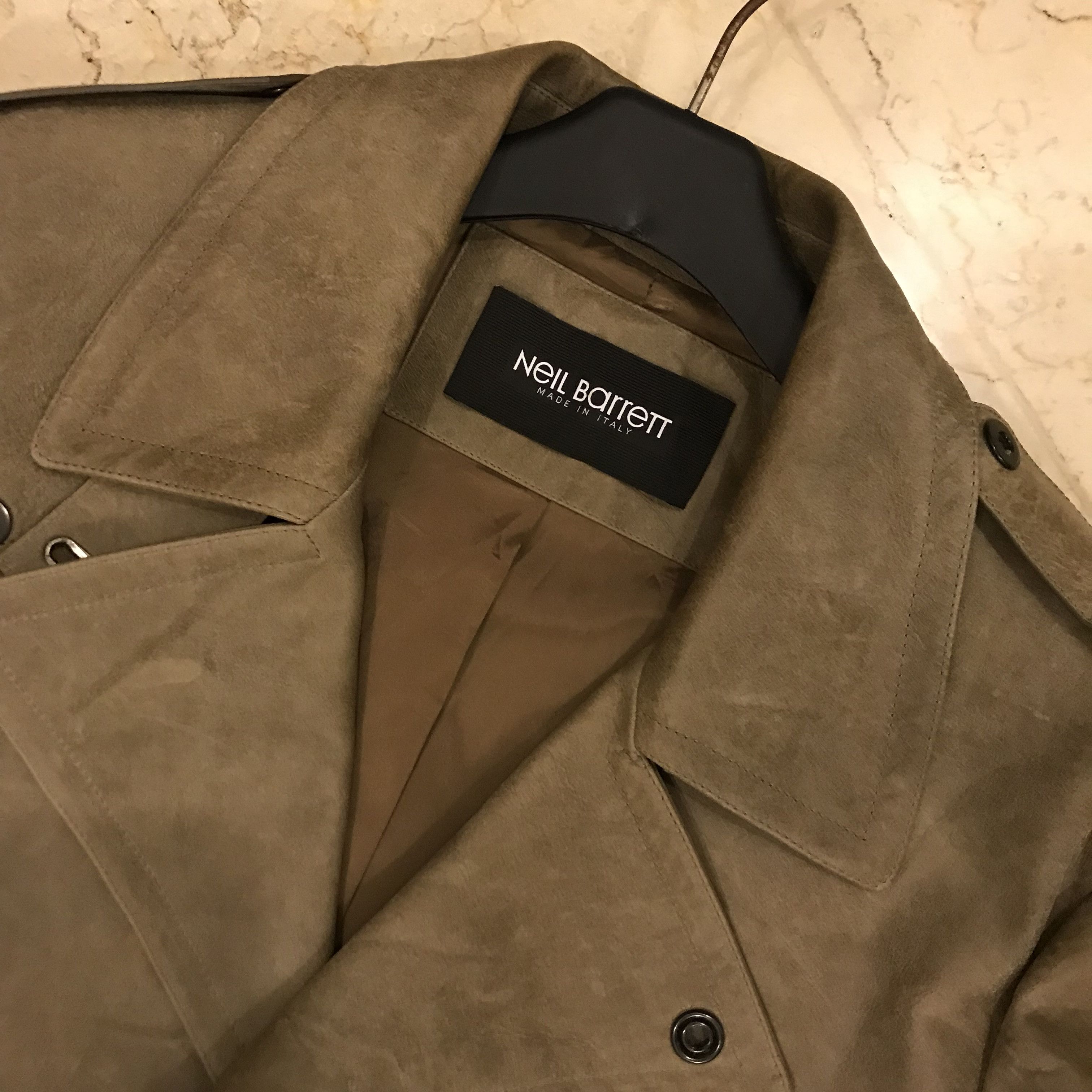 Neil Barrett Neil Barret Bos Taurus Leather Trench Coat *Rare item Size US M / EU 48-50 / 2 - 6 Thumbnail