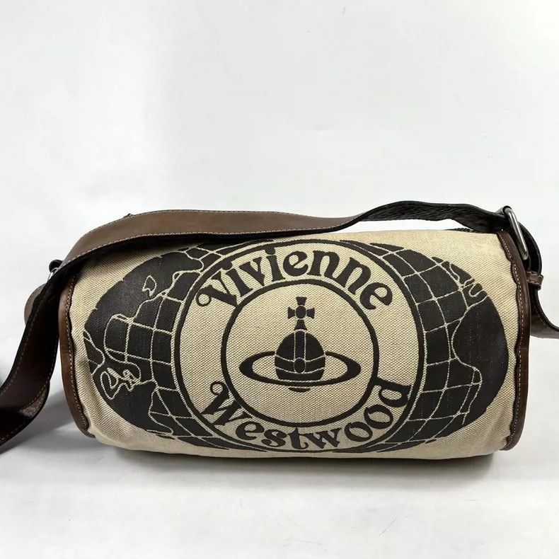 Vivienne Westwood Vivienne Westwood size os Earthy Saturn barrel crossbody ba Size ONE SIZE - 1 Thumbnail