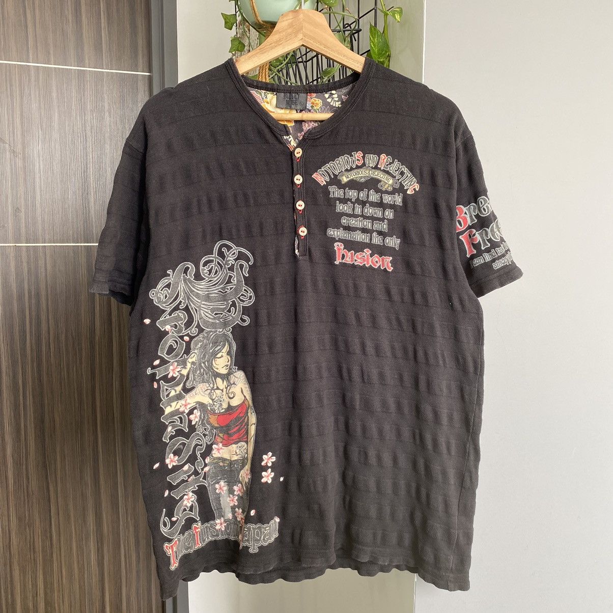 Bullet Noise Vintage Faded Y2K Bullet Noise ERD GRUNGE THRASHED OG TEE Size US L / EU 52-54 / 3 - 2 Thumbnail