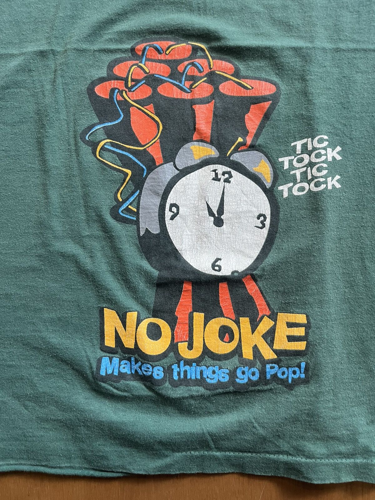 Vintage Vintage NO JOKE Makes things go pop! 90’s Streetwears Tshirt Size US XL / EU 56 / 4 - 7 Thumbnail