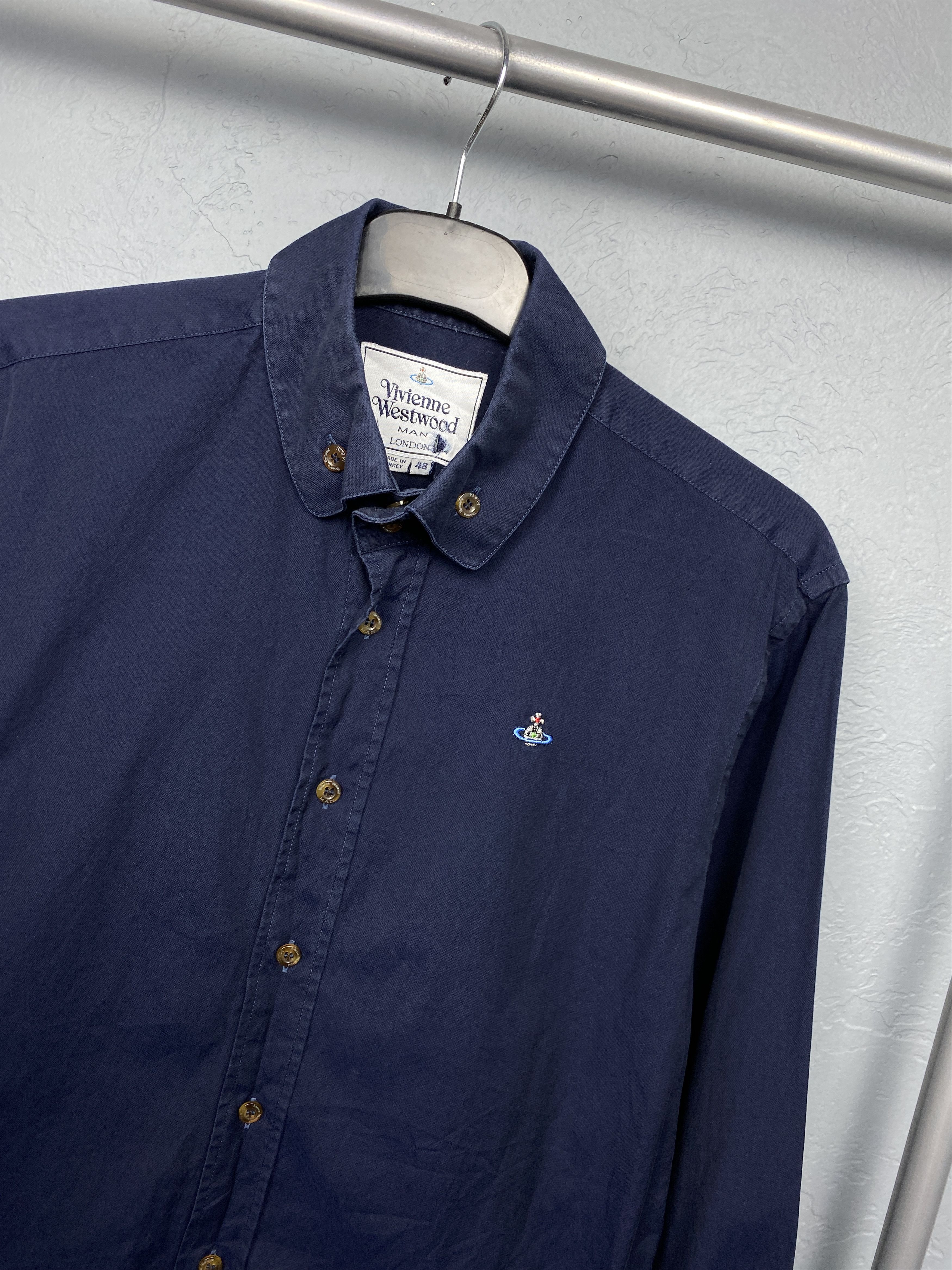 Vivienne Westwood Vivienne Westwood Vintage Mens Long Sleeve Shirt Size US M / EU 48-50 / 2 - 2 Thumbnail