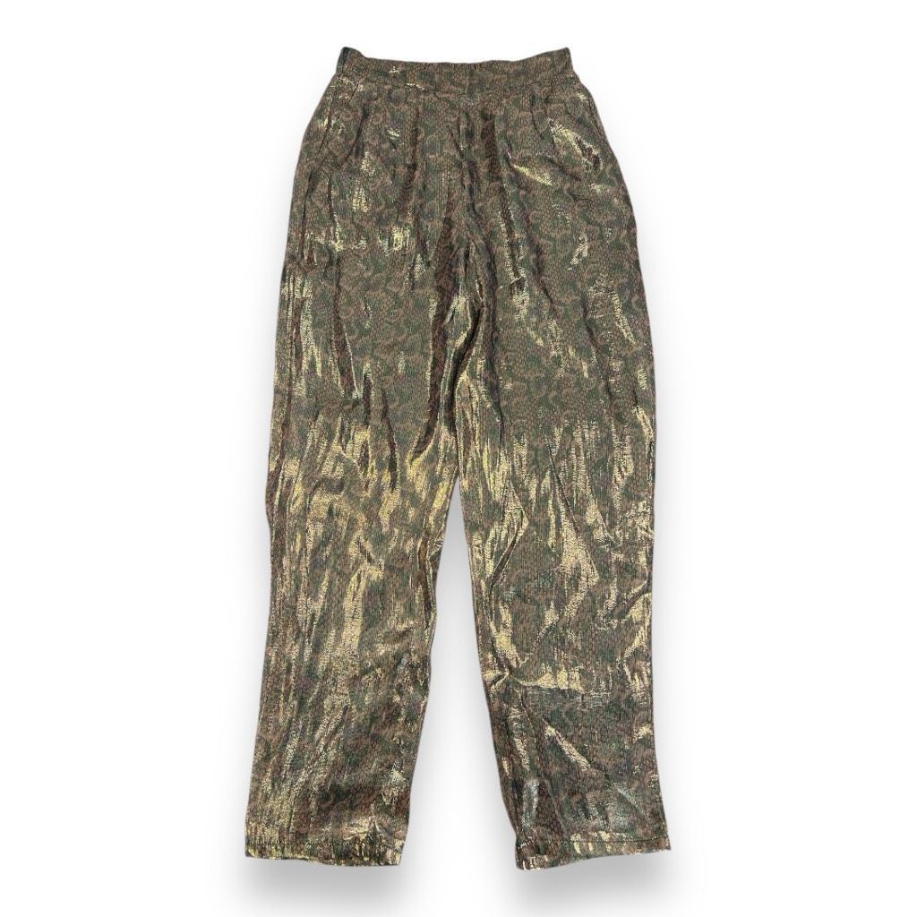 Other Louise Misha Silk Leksy Green Polka Dots Pants Size 36 Size 27" / US 4 / IT 40 - 2 Thumbnail