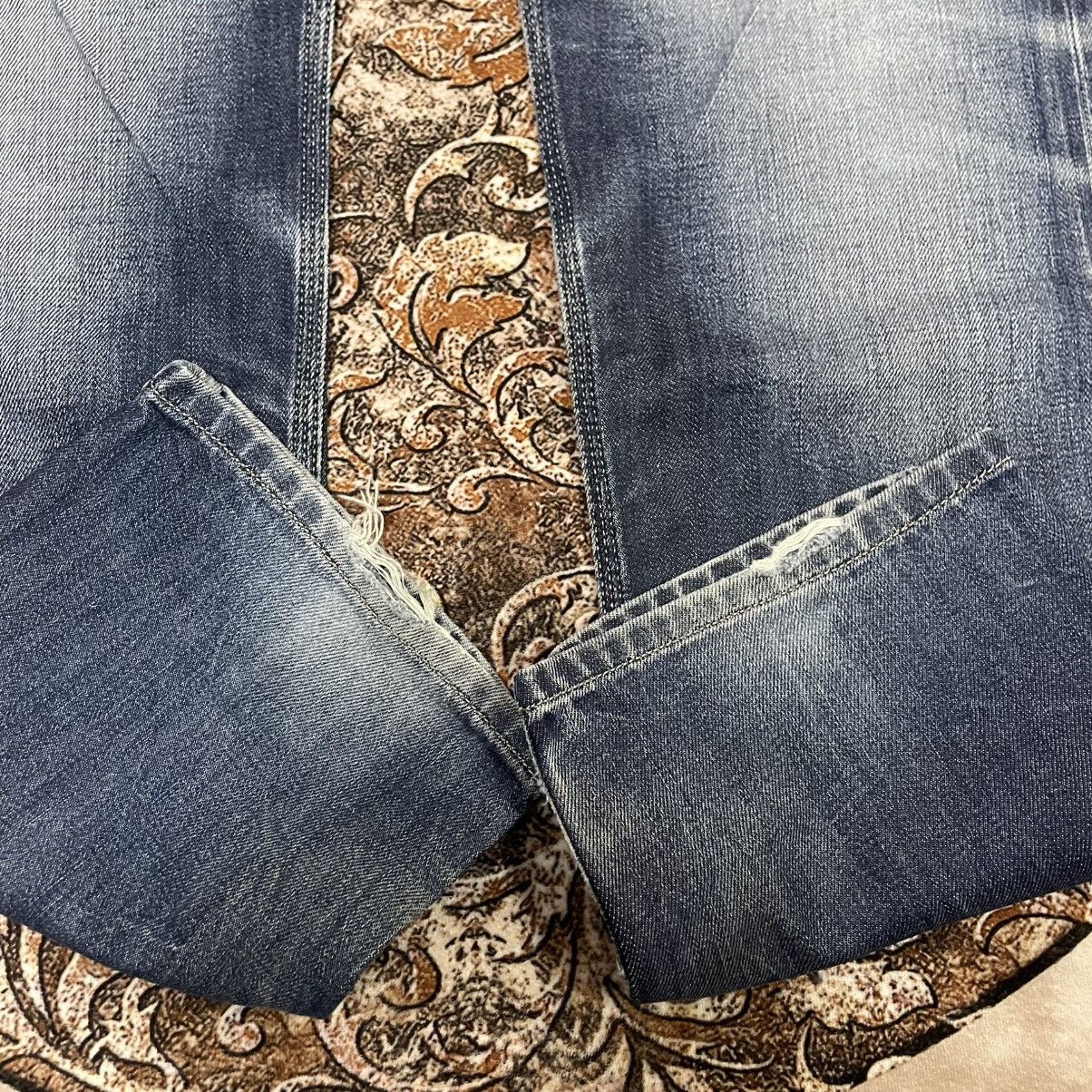 Diesel 🔥Vintage Diesel Industry Krooley Ripped Distress Denim Jeans Size US 34 / EU 50 - 7 Thumbnail