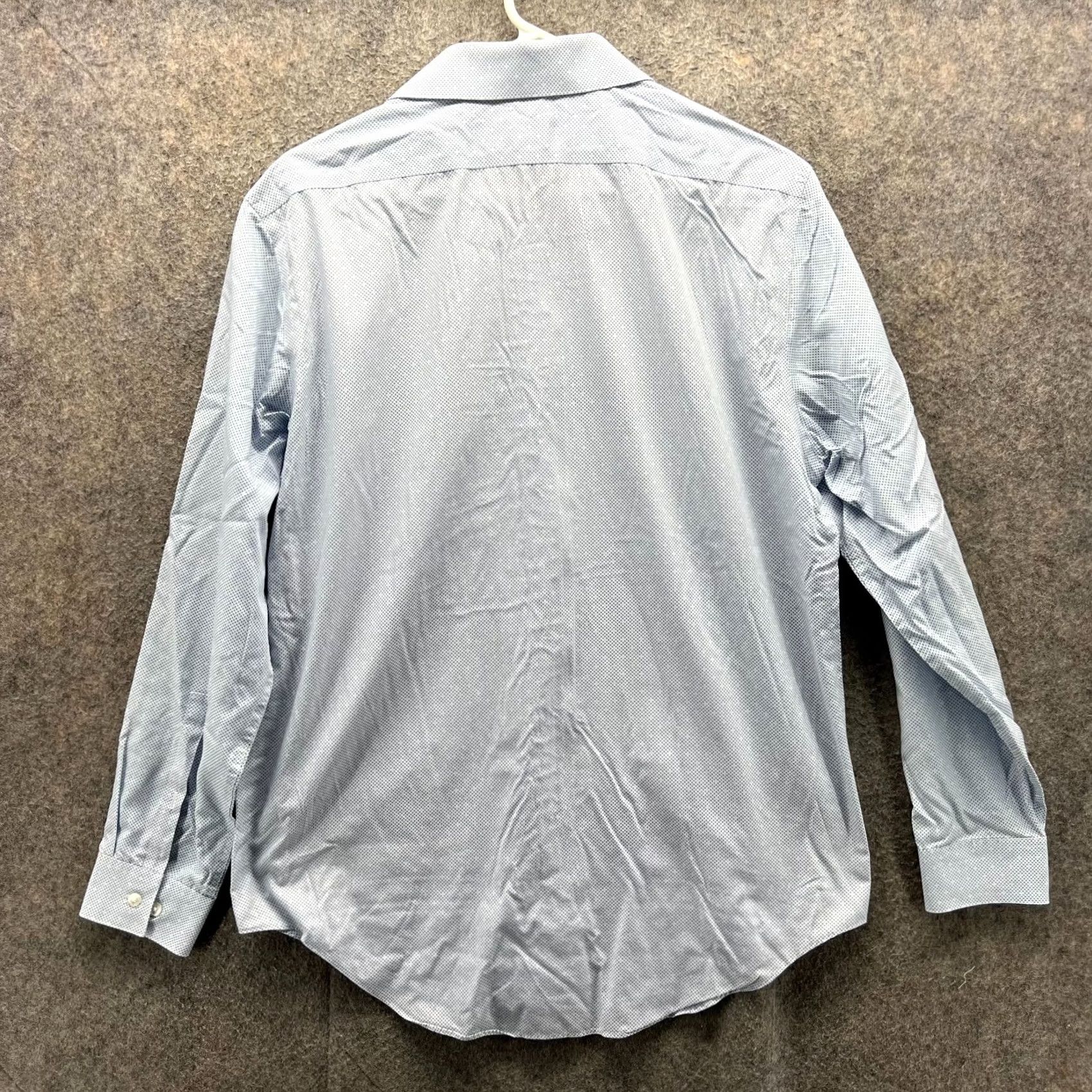 Calvin Klein Calvin Klein Shirt Mens Large Blue Button Down Slim Performance Arrow Print Shirt Size US L / EU 52-54 / 3 - 2 Thumbnail