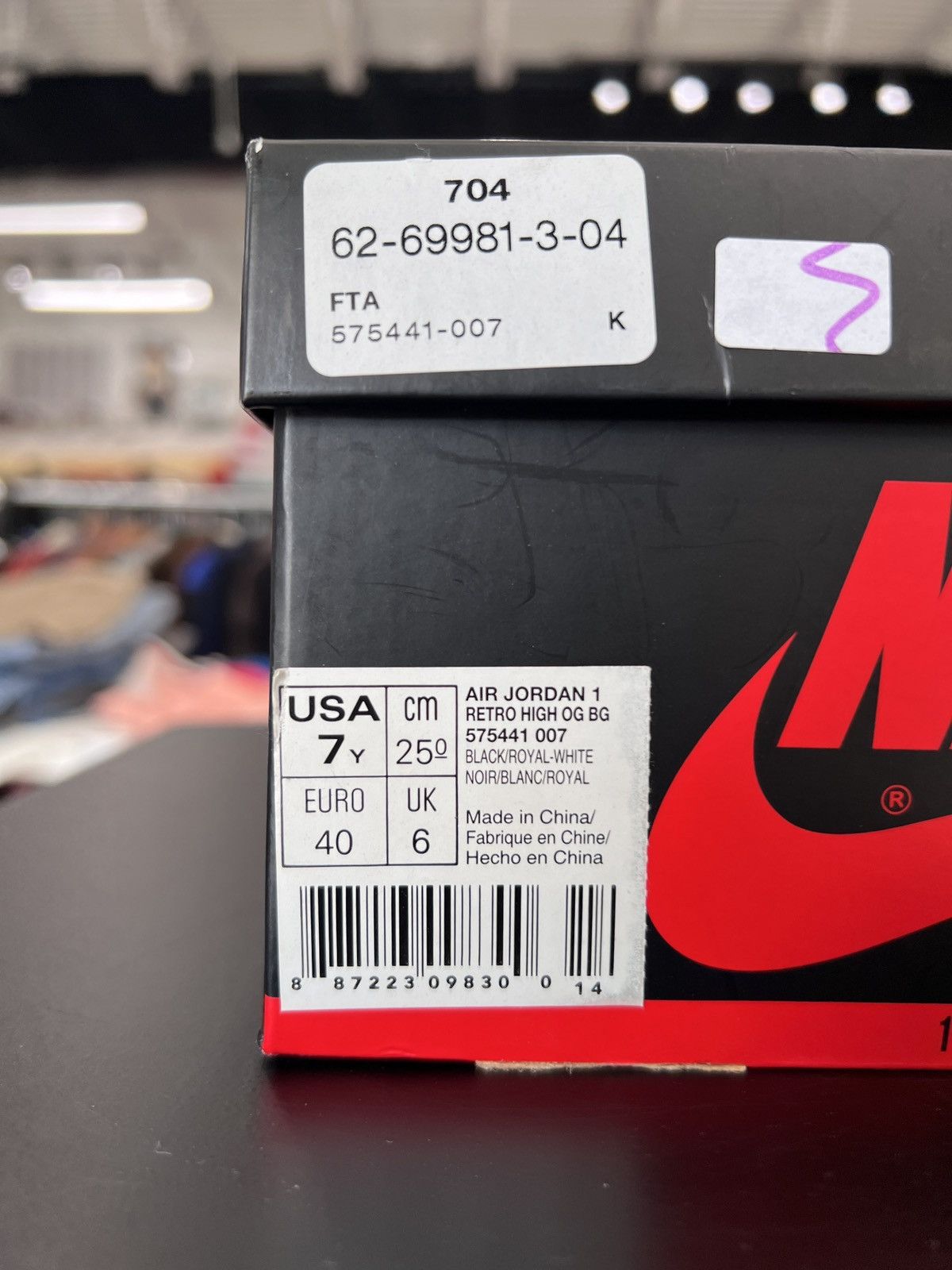 Jordan Brand Jordan 1 Royal sz. 7Y Size US 7 / EU 40 - 11 Thumbnail