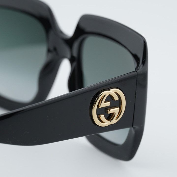 Gucci Gucci GG0053S 001 Sunglasses Black Square Frame, Grey Size ONE SIZE - 6 Thumbnail