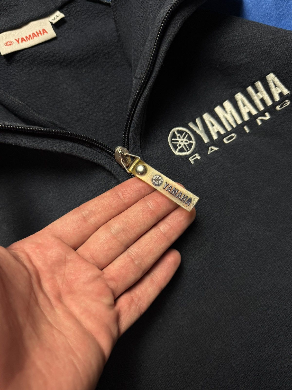 Yamaha Vintage Yamaha Half Zip Sweatshirt Moto Racing NASCAR Style Size US XL / EU 56 / 4 - 6 Thumbnail