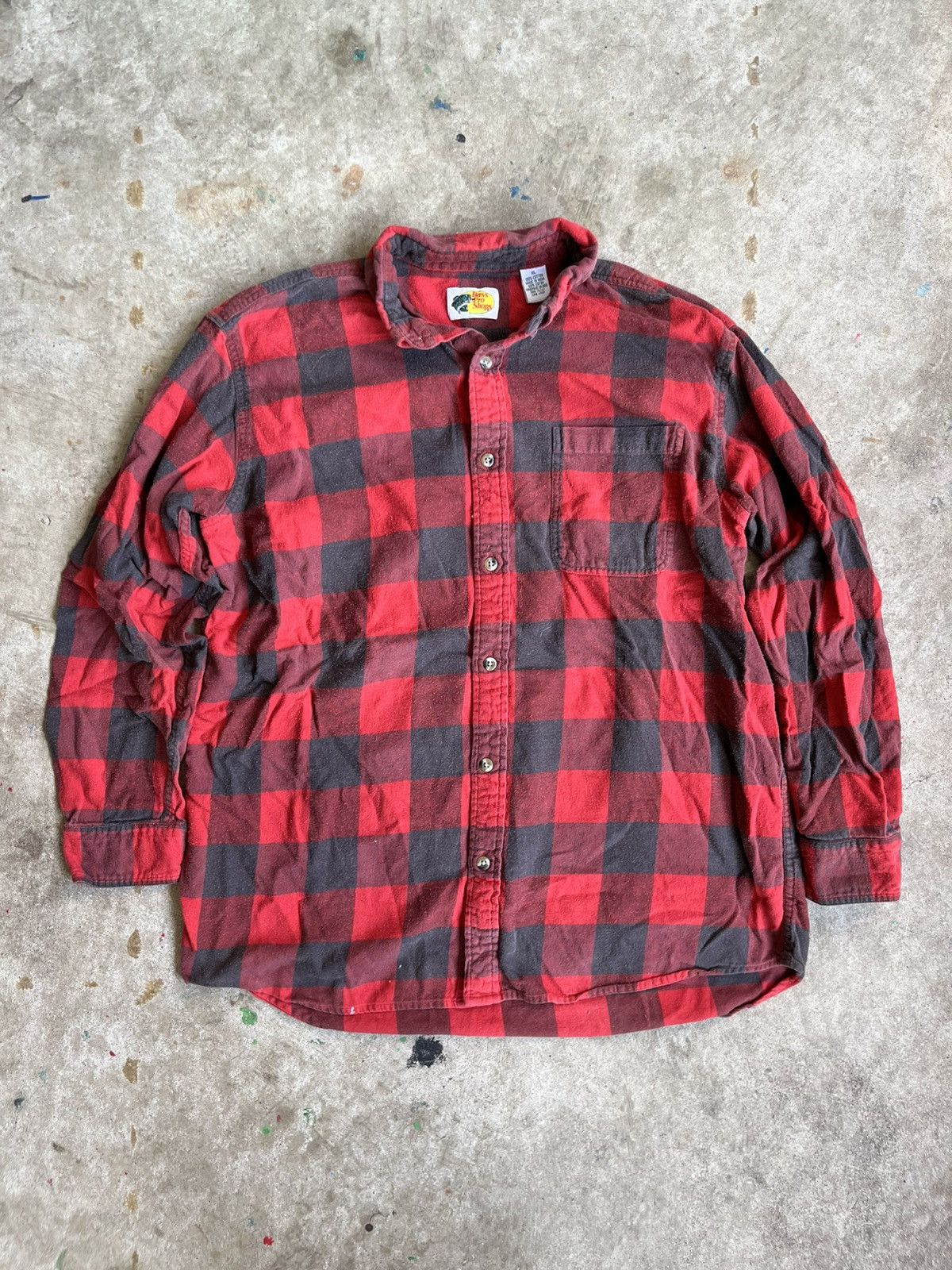 Bass Pro Shops × Flannel Bass Pro Shop Red Flannel Button Up Longsleeve Size US XL / EU 56 / 4 - 1 Thumbnail