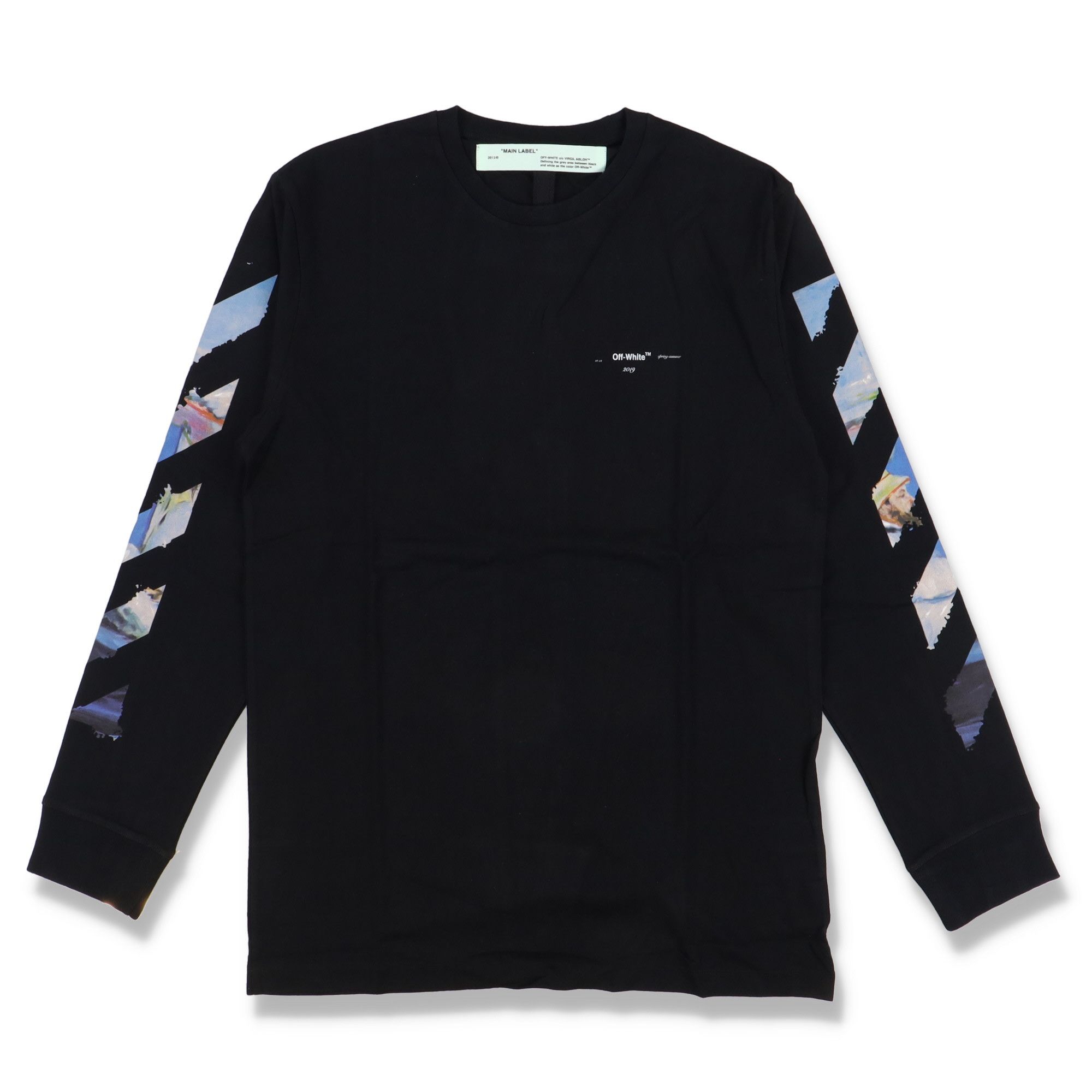 Off-White Black Painting Arrows Long Sleeve T-Shirt Size XS / US 0-2 / IT 36-38 - 5 Thumbnail