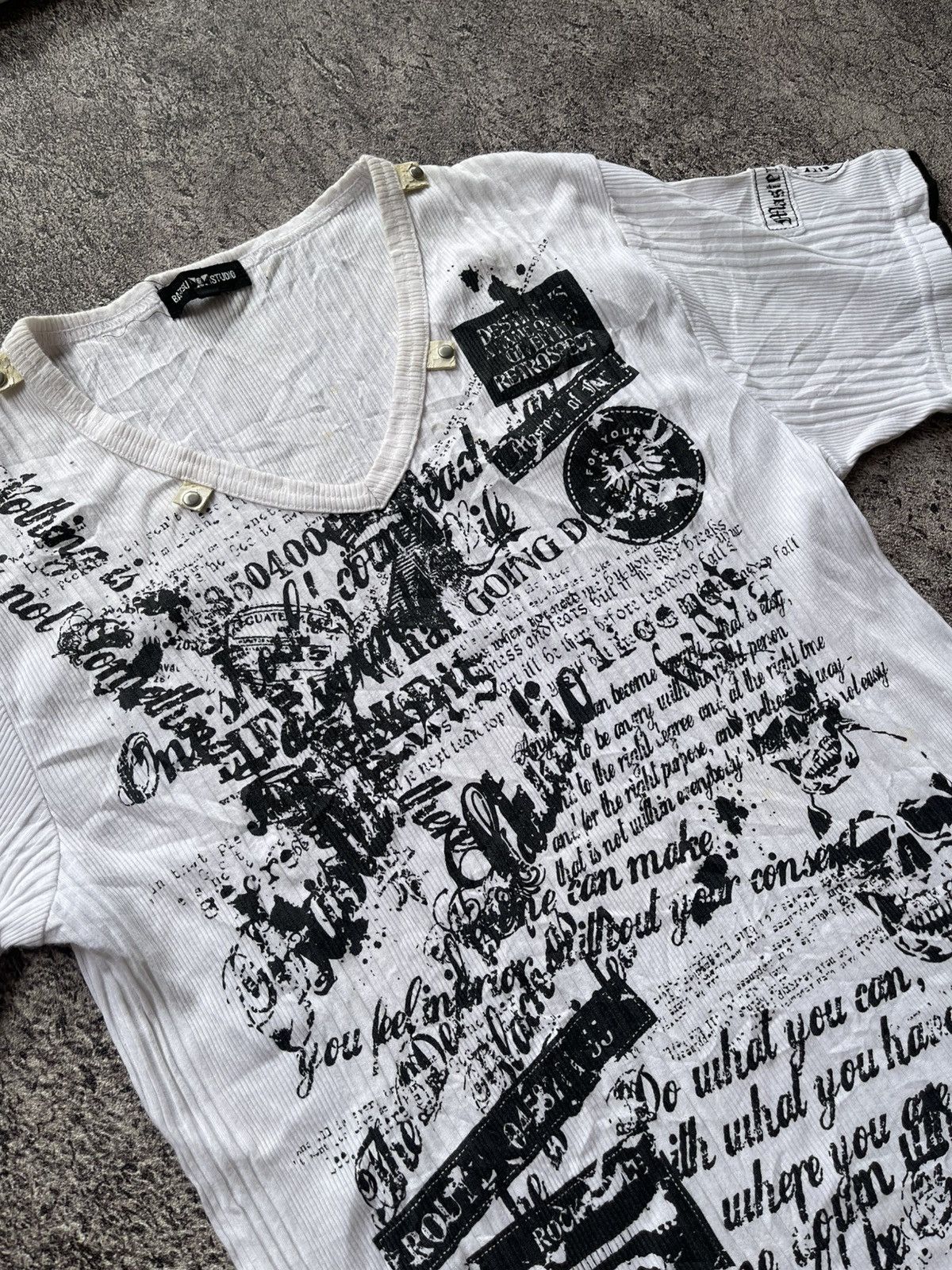 Japanese Brand Y2K Batsu studio grunge poem ifsixwasnine Size US M / EU 48-50 / 2 - 1 Thumbnail
