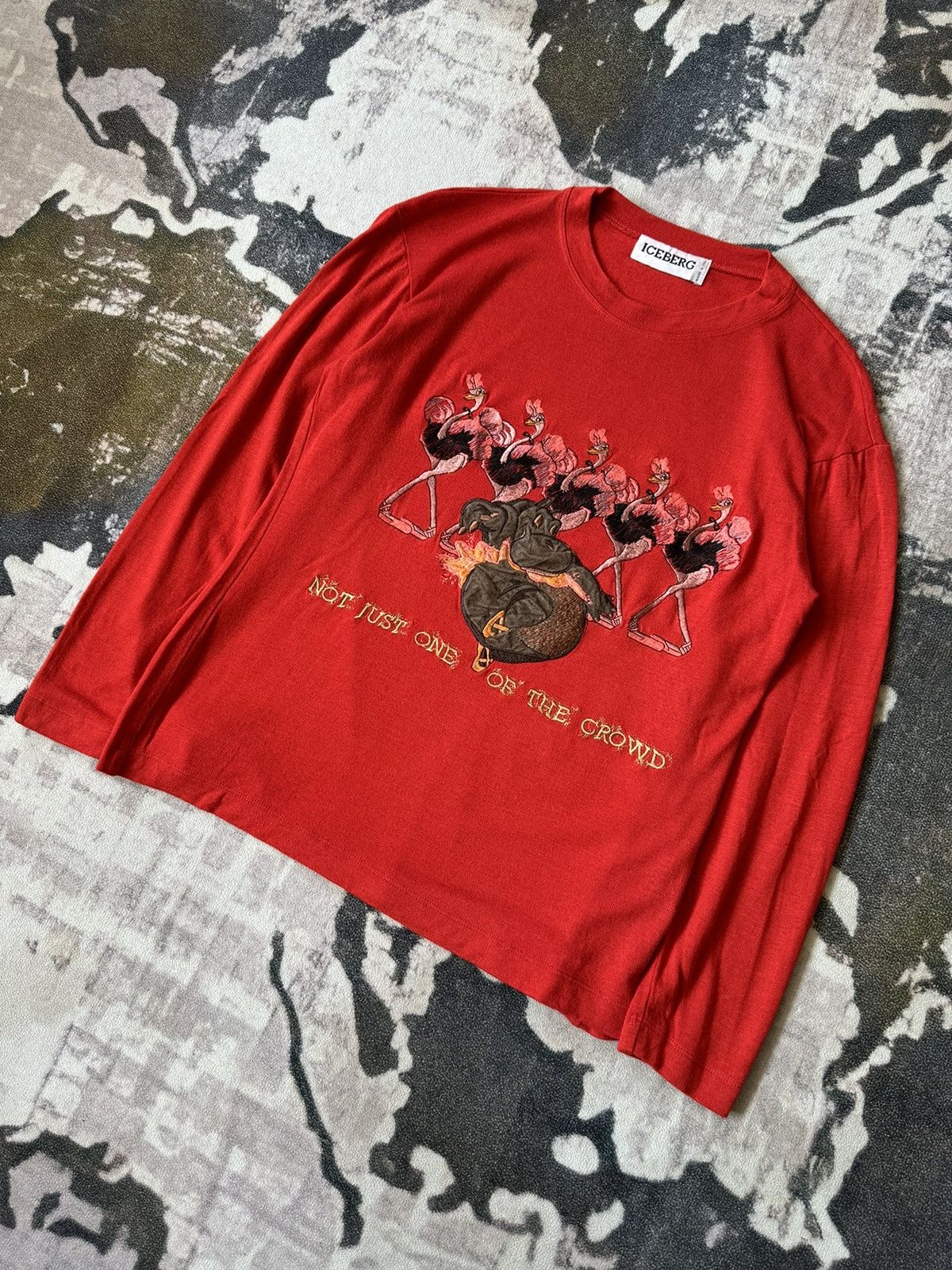 Iceberg 90’s Iceberg x Disney embroidered long sleeve Size US M / EU 48-50 / 2 - 2 Thumbnail