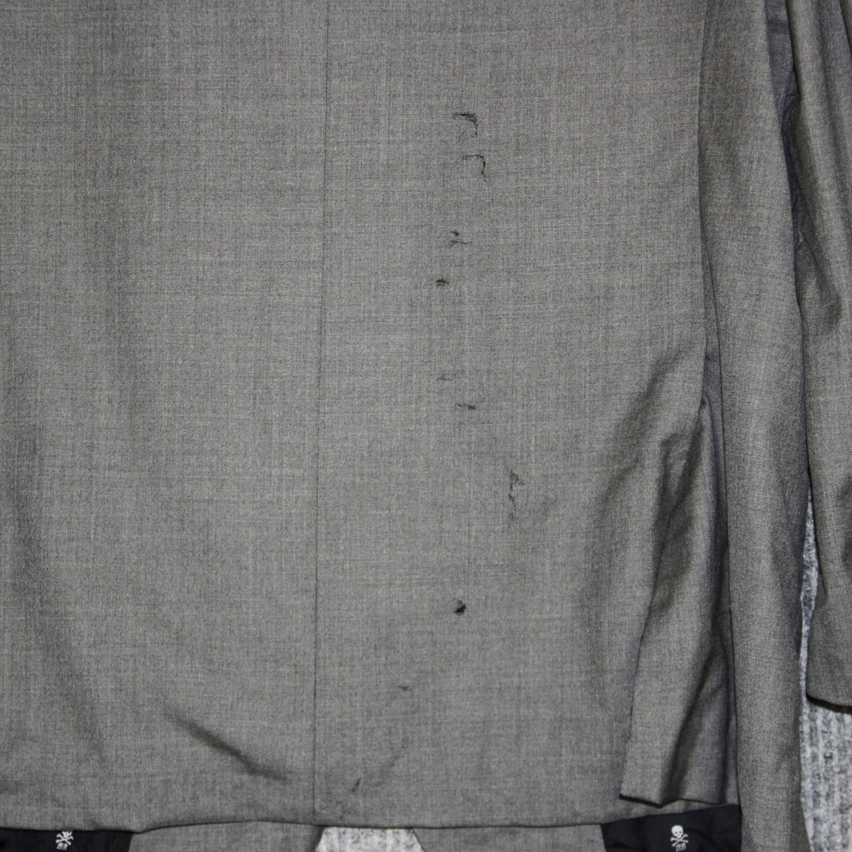 Brooks Brothers Brooks Brothers Golden Fleece Custom Tailored Blazer Men Gray Skull Print 42R Size 42R - 7 Thumbnail