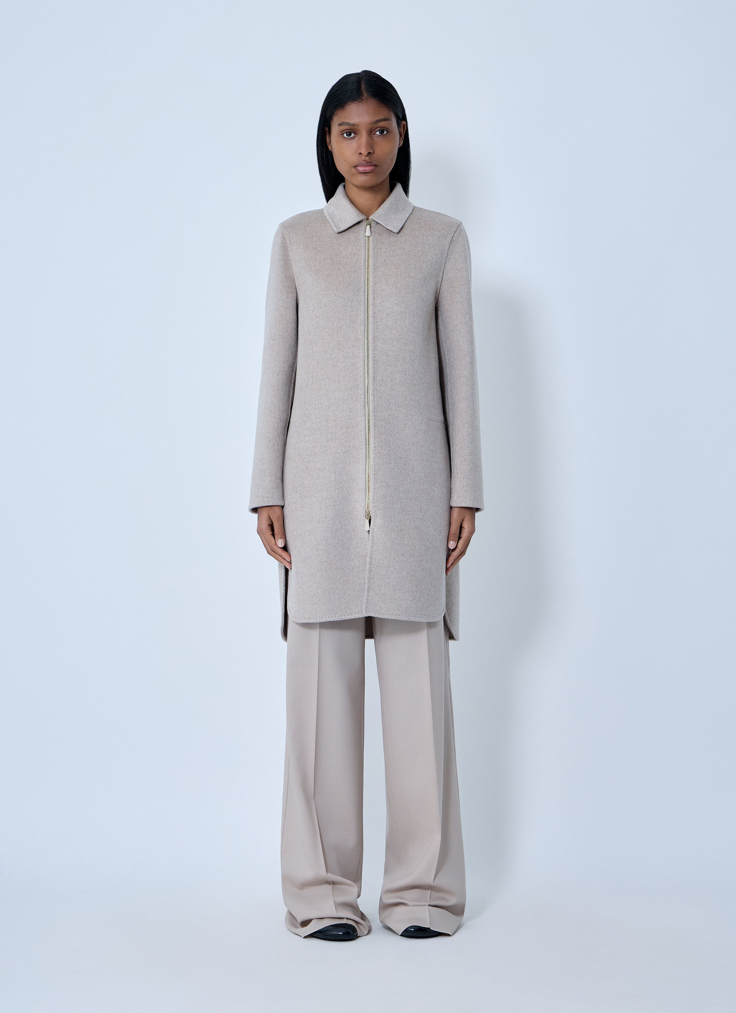 Longline Cashmere Coat