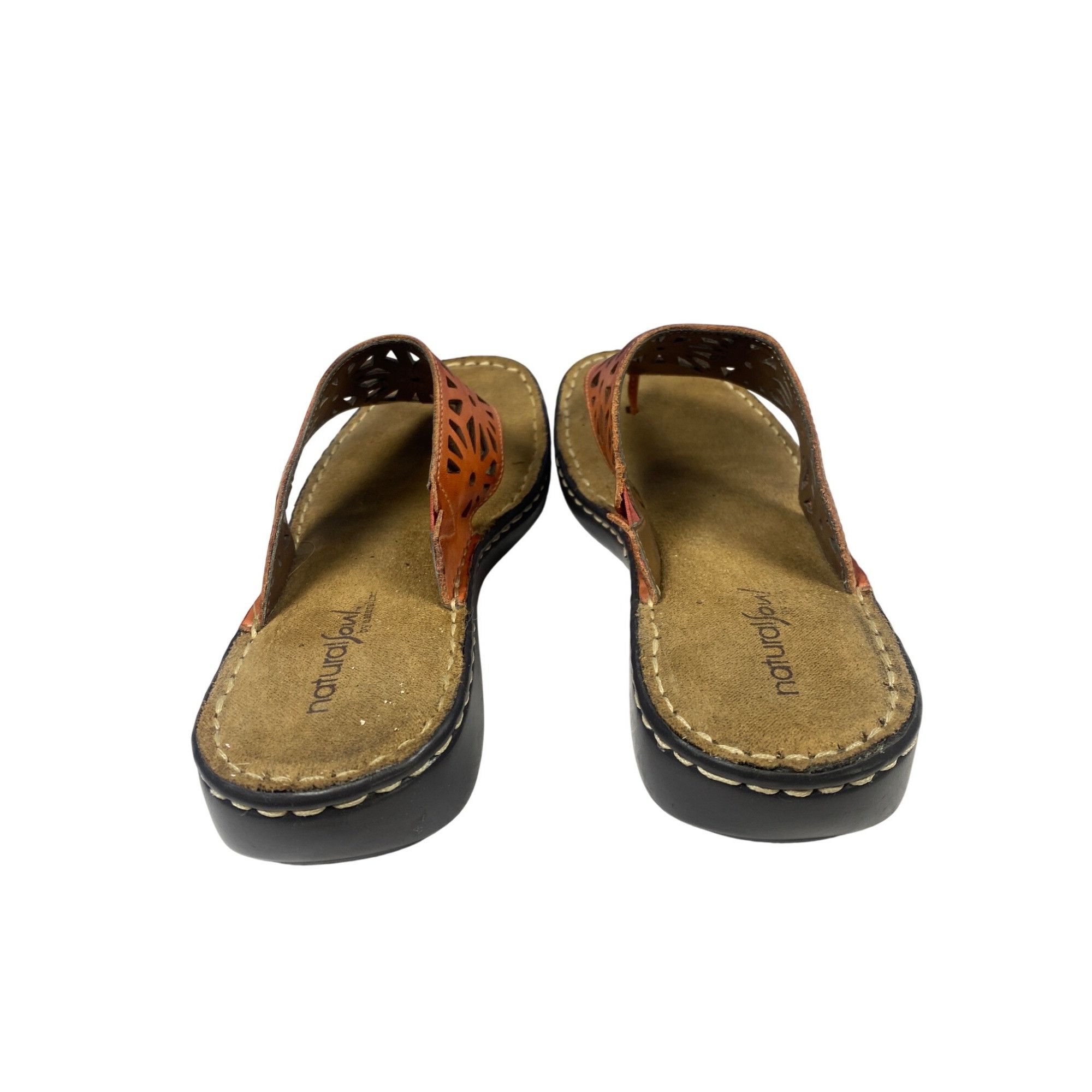 Naturalizer Natural Soul by Naturalizer Leather Slip On Flip Flops Sanda Size US 9.5 / IT 39.5 - 5 Thumbnail