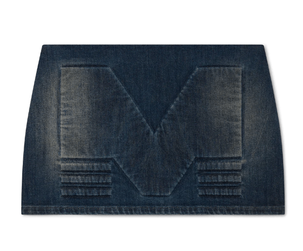 Mowalola MOWALOLA M SEAL MINI DENIM MOPS23SK010685781578 Size S Size 27" / US 4 / IT 40 - 2 Thumbnail