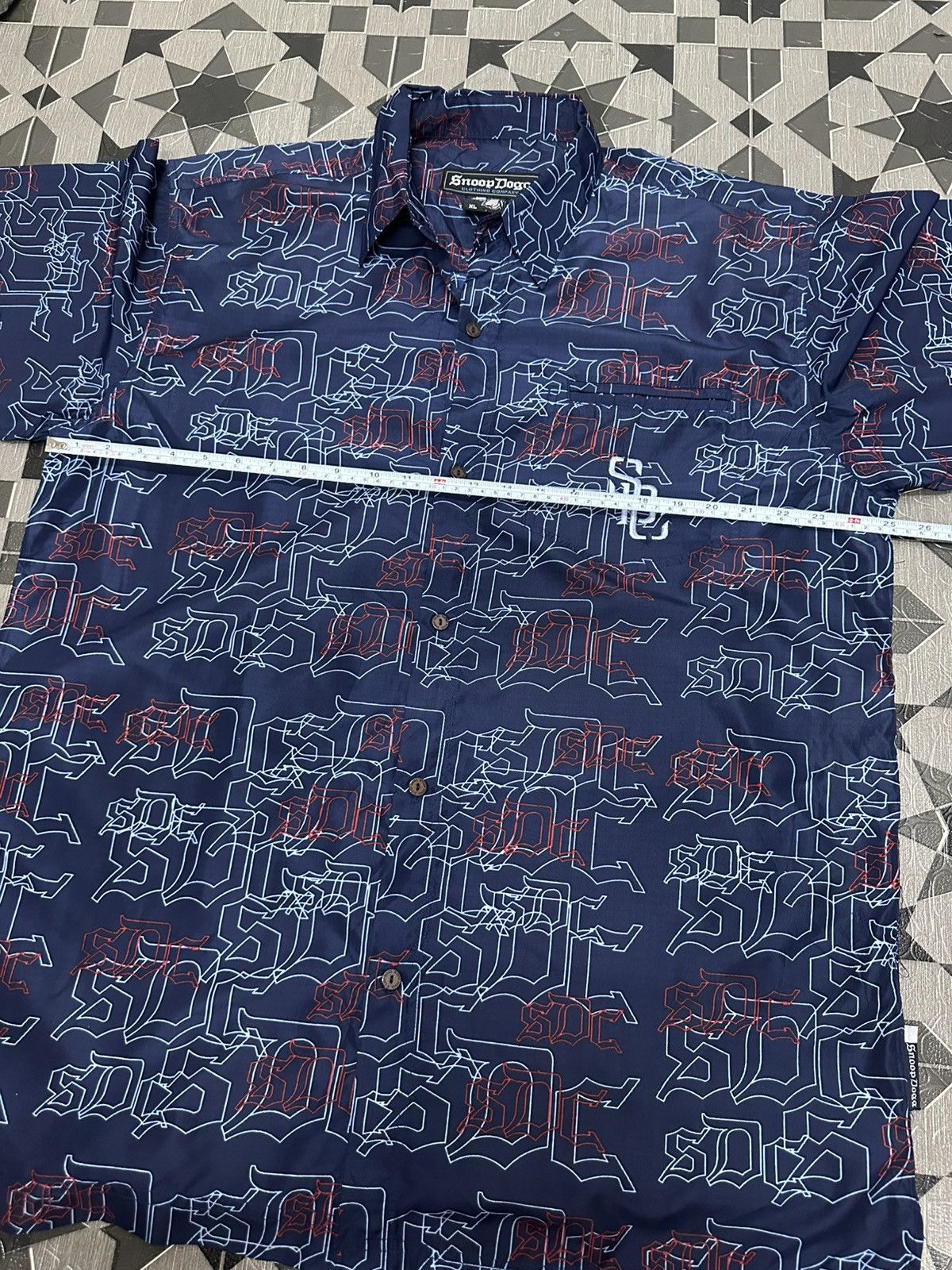 Snoop Dogg Vintage Snoop Dogg Neon OVP Button Up Size US XL / EU 56 / 4 - 14 Thumbnail