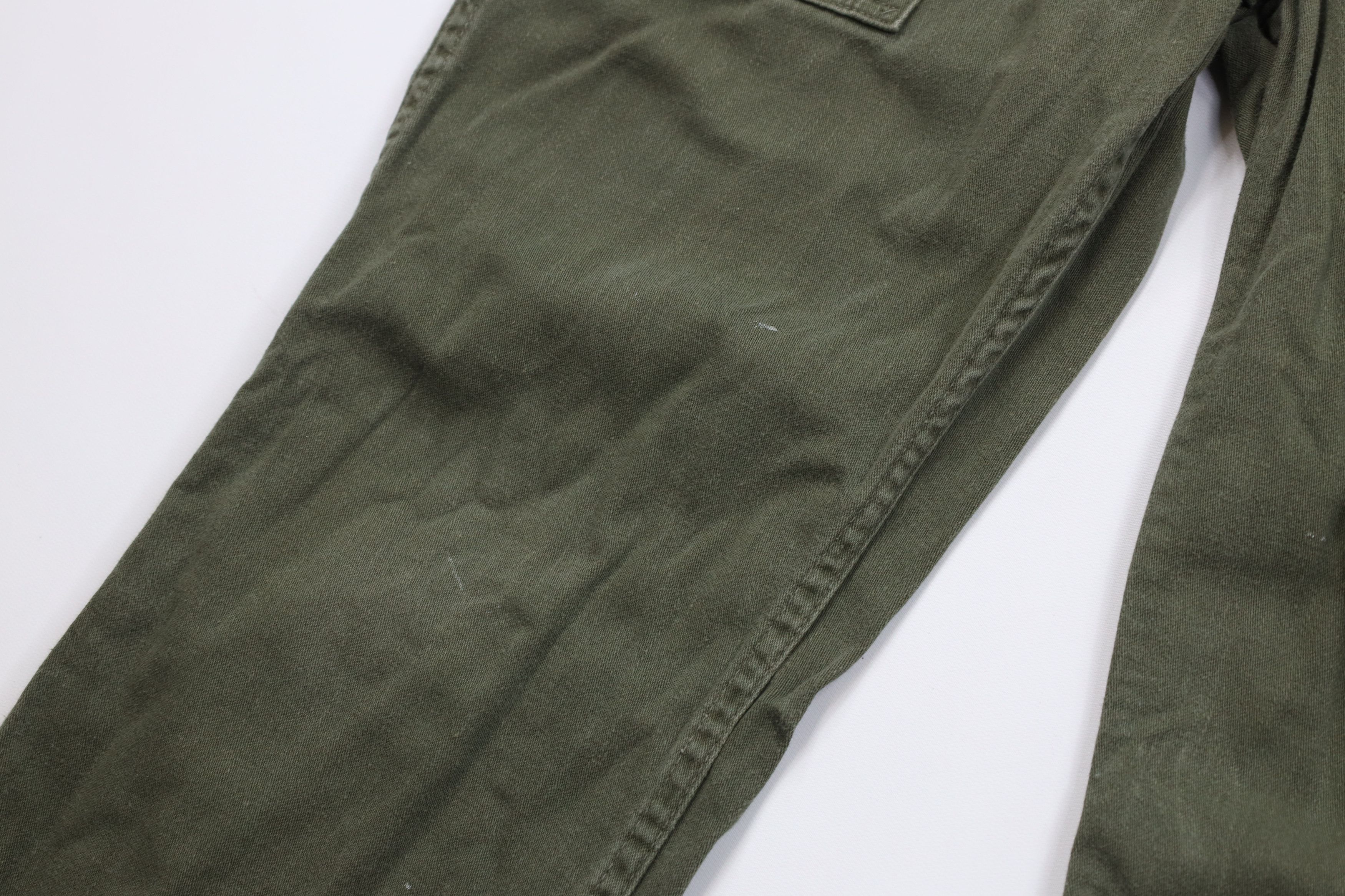 Vintage Vintage 60s 70s Military Vietnam War Field Pants Green USA Size US 34 / EU 50 - 6 Thumbnail