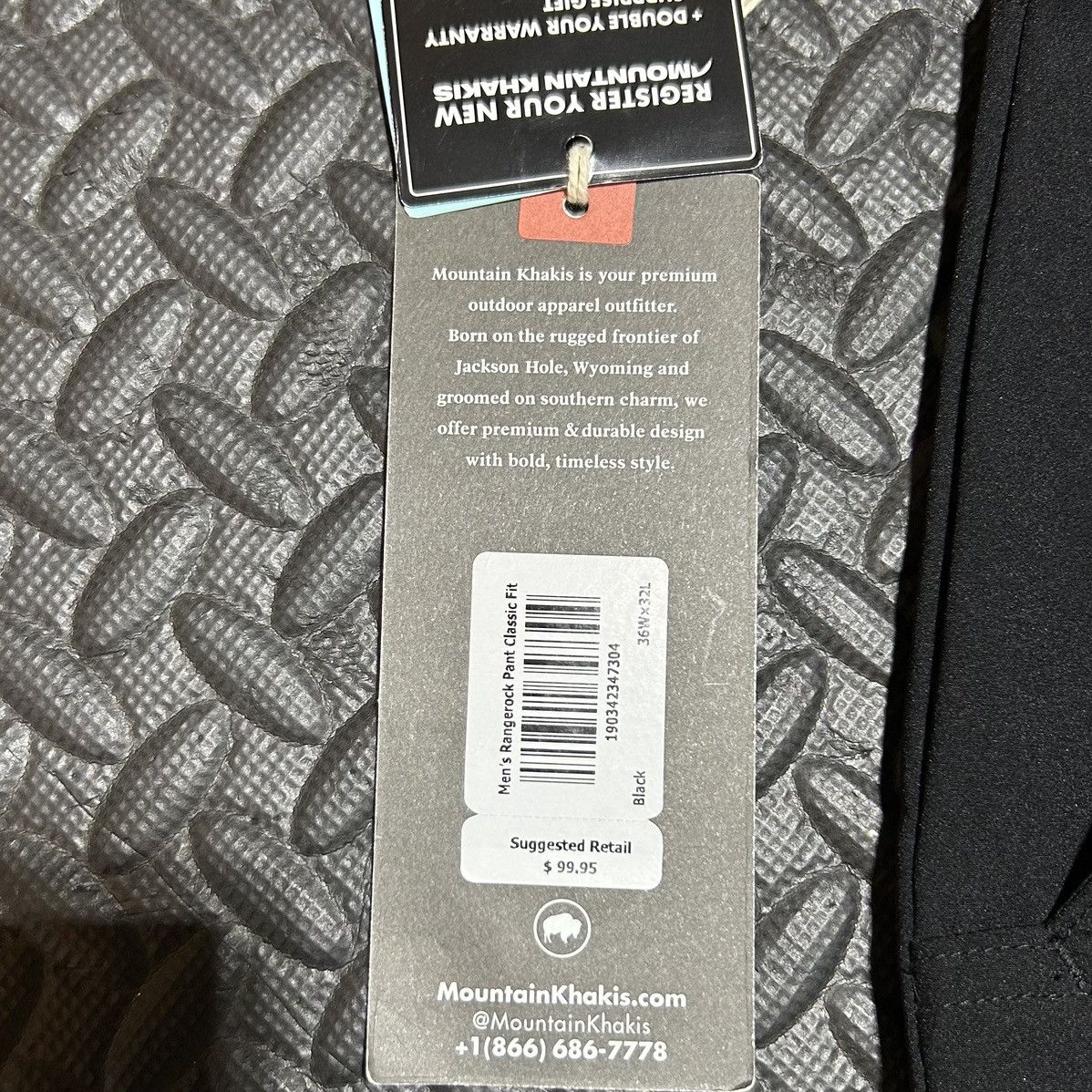 Mountain Khakis Mountain Khakis Pants Rangerock Black Mens 36 x 32 NEW Size US 36 / EU 52 - 5 Thumbnail