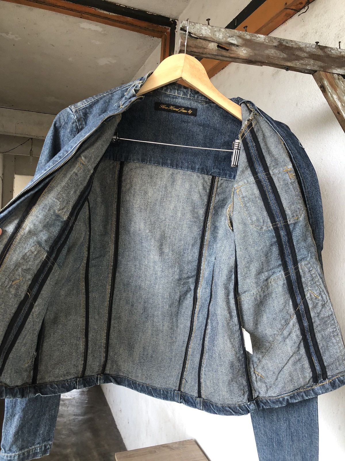 Seditionaries Vintage Slow Hand Jam Denim Jacket Size XS / US 0-2 / IT 36-38 - 13 Thumbnail