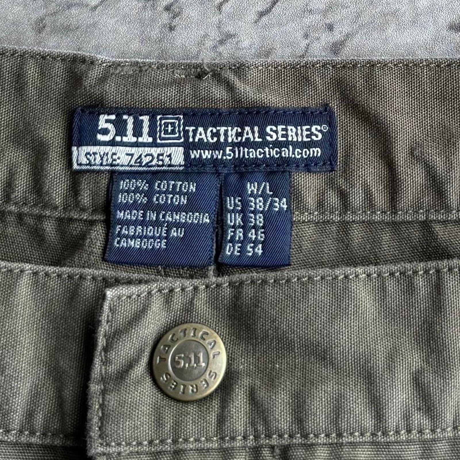 5.11 × Vintage Crazy Vintage Y2K Baggy Double Knee Cargo Skater 5.11 Pants Size US 36 / EU 52 - 3 Thumbnail