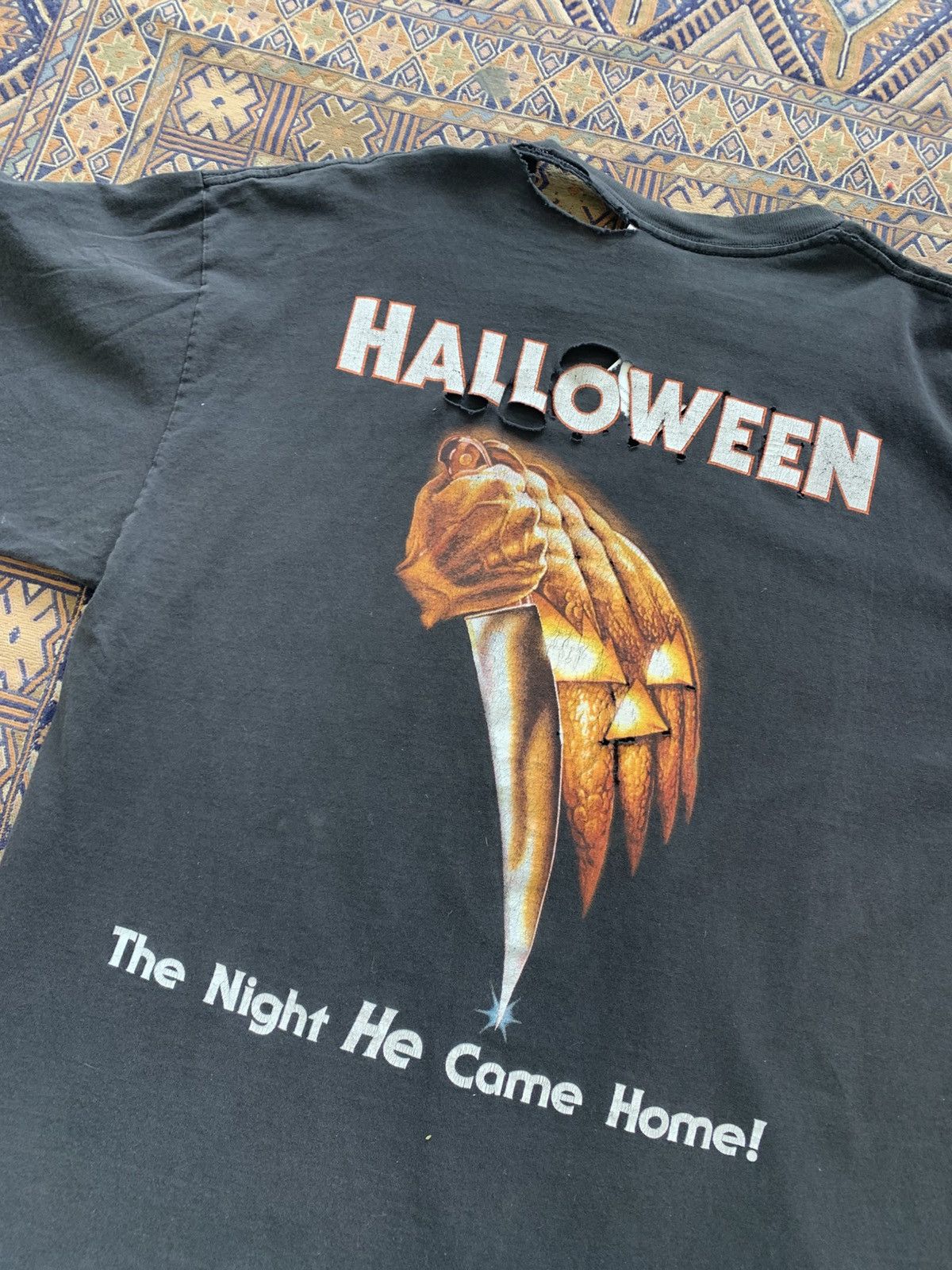 Vintage Vintage 1978 Halloween Purely and simply evil t shirt Size US XL / EU 56 / 4 - 7 Thumbnail