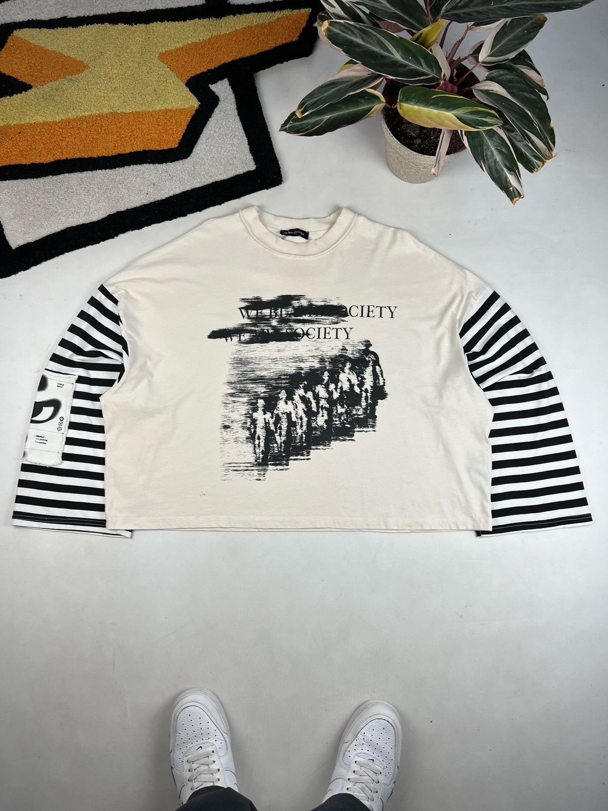 Vintage Atelier d’ Roupa (ADR) longsleeve chaos society Size US M / EU 48-50 / 2 - 3 Thumbnail
