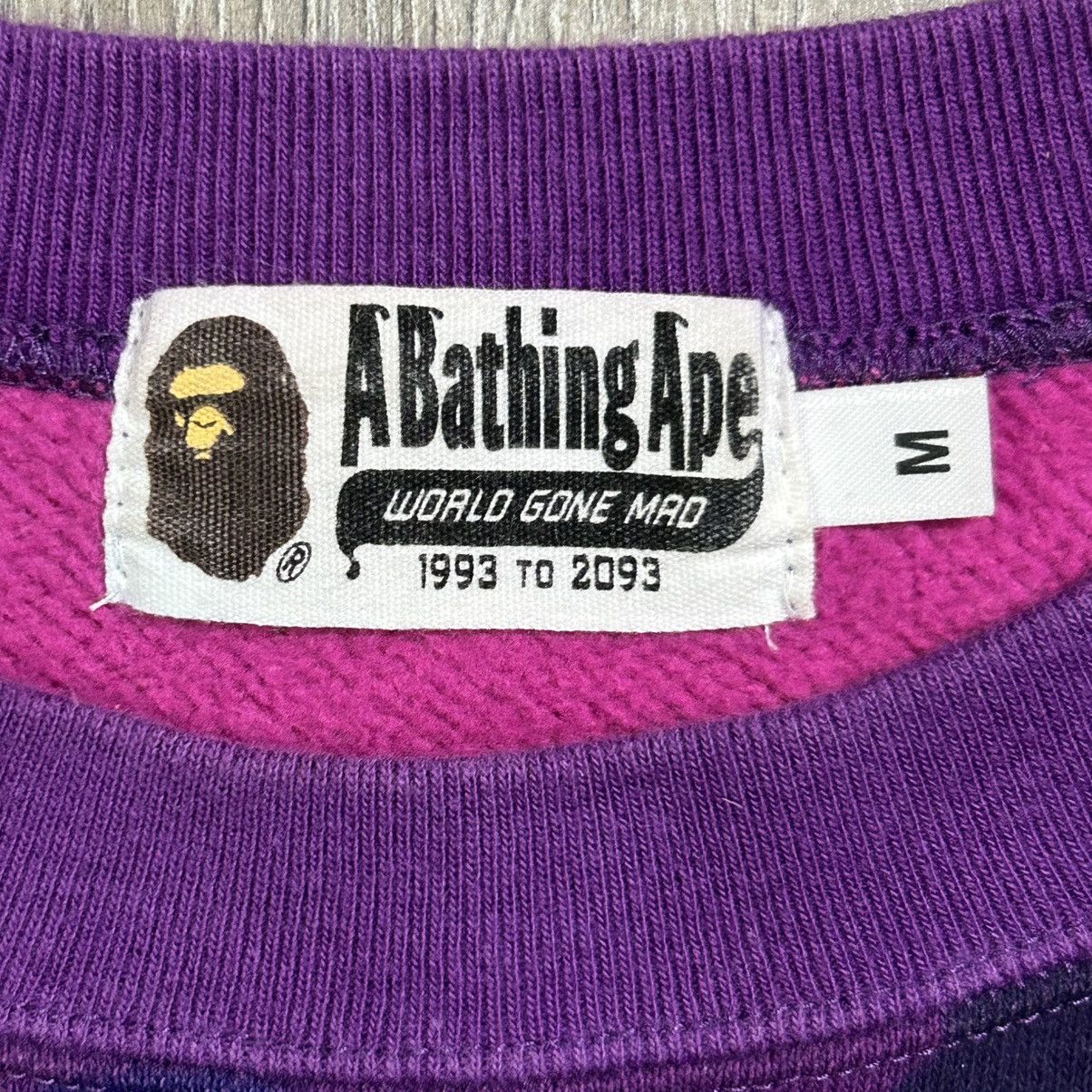 Bape BAPE Purple Camo Shark Sweatshirt Size US M / EU 48-50 / 2 - 4 Thumbnail