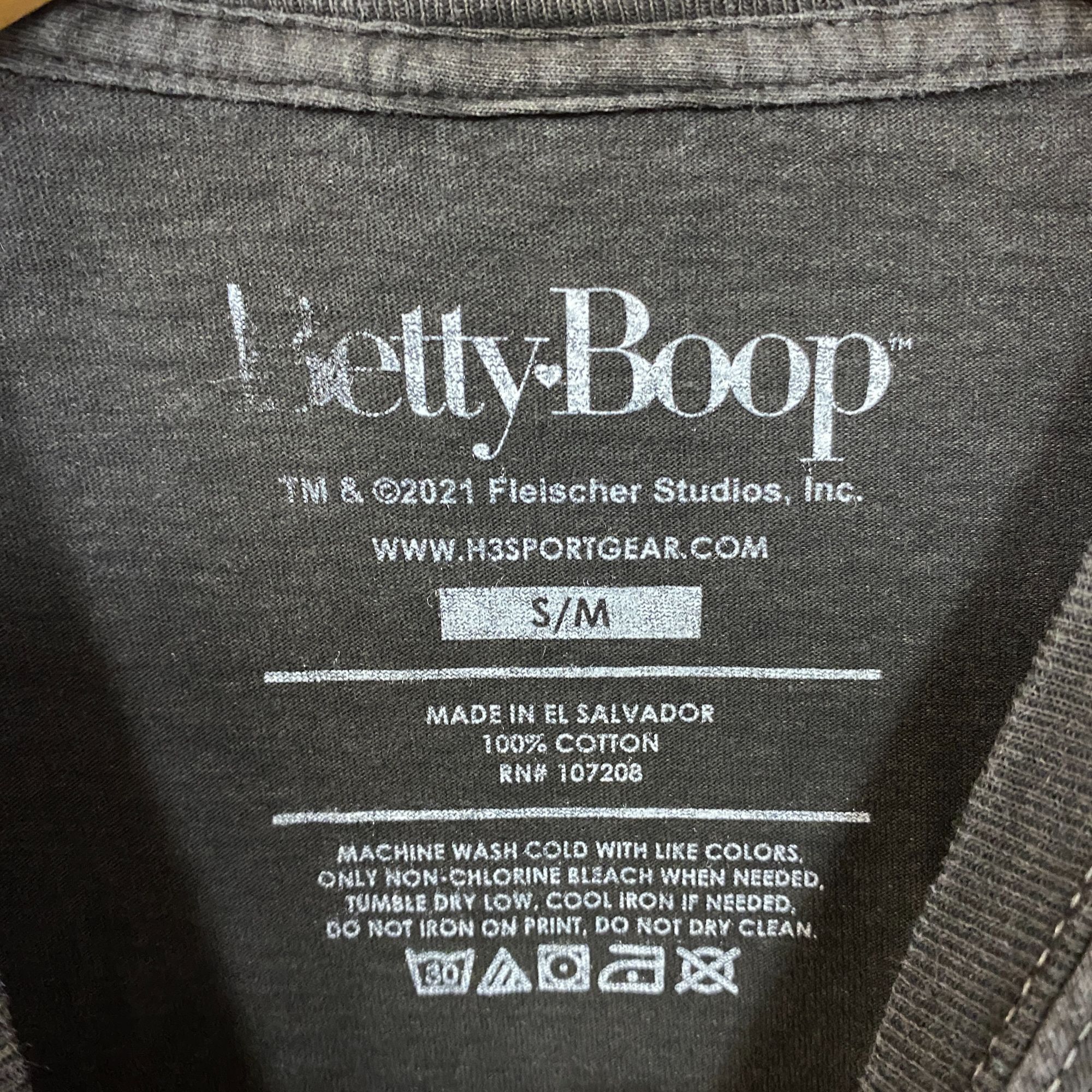 Other Betty Boop Rose Design T-Shirt S/M Size US M / EU 48-50 / 2 - 4 Thumbnail