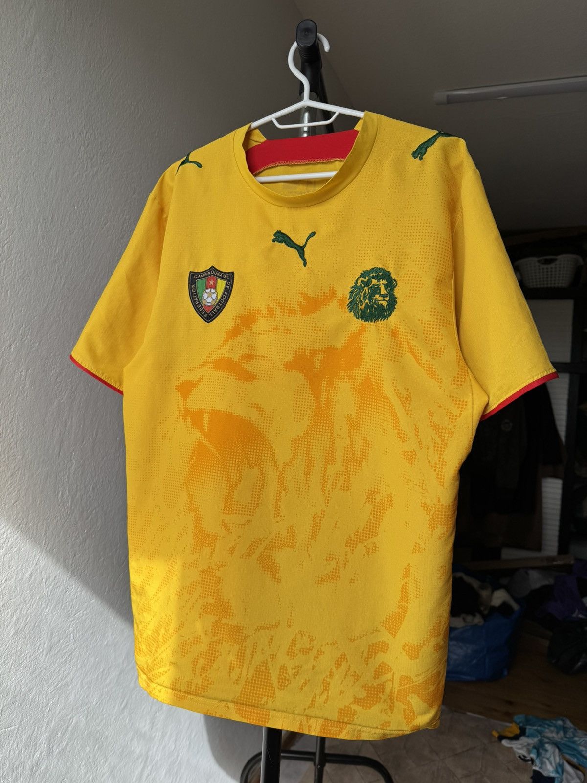 Puma × Vintage Vintage Cameroon Puma 2006 World Africa Cup Away L Soccer Size US L / EU 52-54 / 3 - 2 Thumbnail