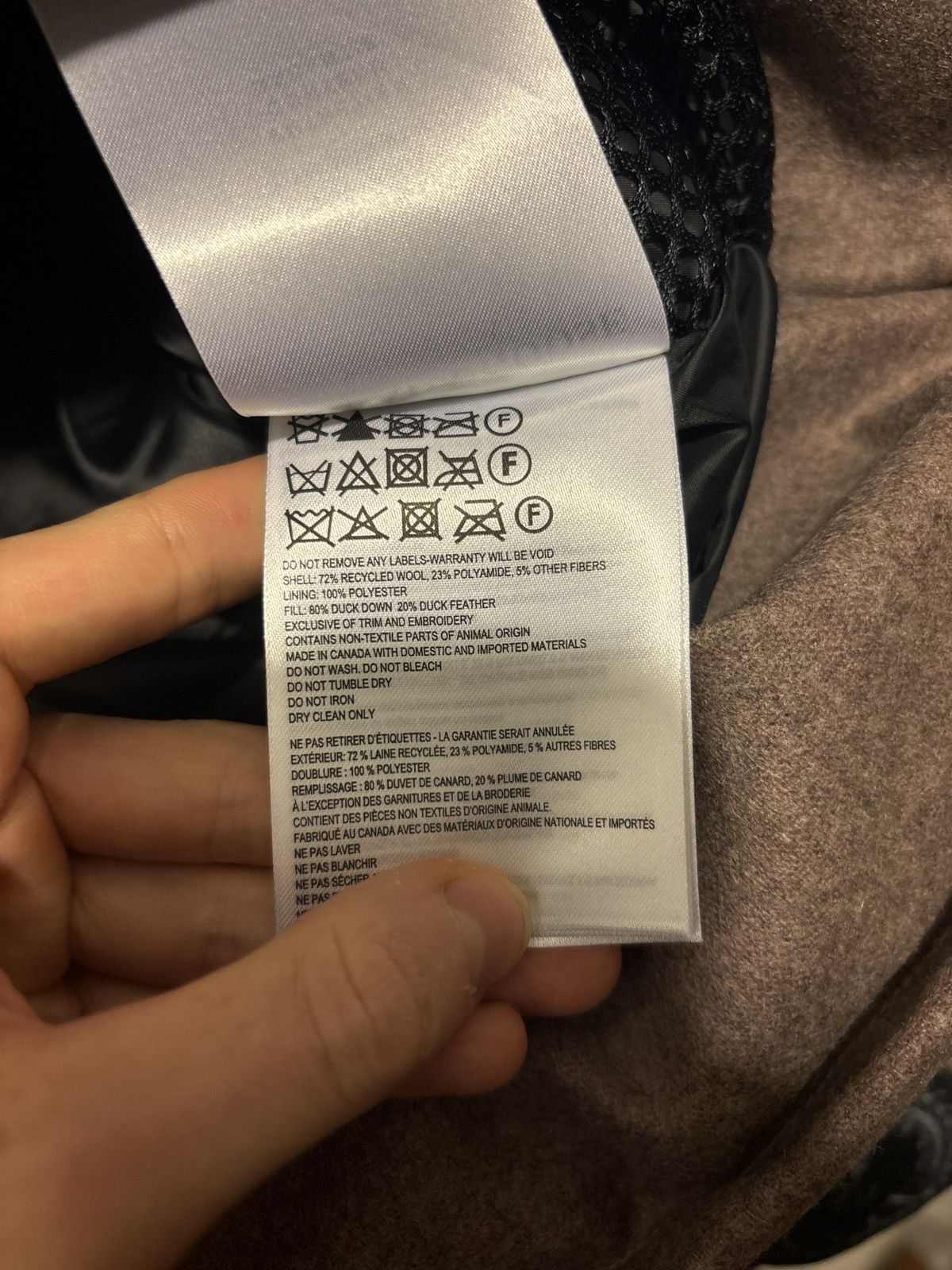 Canada Goose Canada Goose Langford Quicksand Melange Wool Parka Size US XXL / EU 58 / 5 - 6 Thumbnail