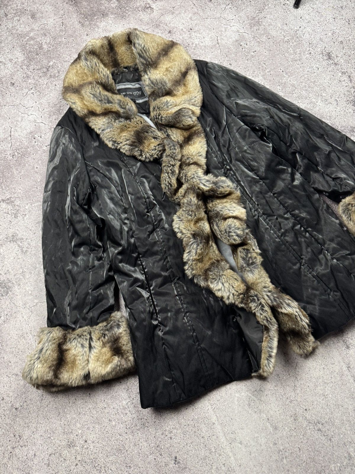 Japanese Brand Vintage Jacket Rick Owens Junya Watanabe Style fur Jacket Size S / US 4 / IT 40 - 3 Thumbnail