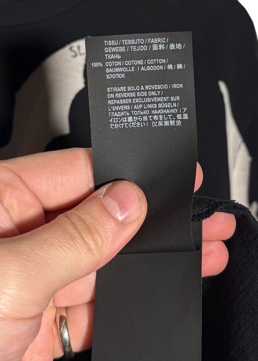 Saint Laurent Paris Saint Laurent SS19 Bat Prints Faded Black T-shirt Size US M / EU 48-50 / 2 - 6 Thumbnail
