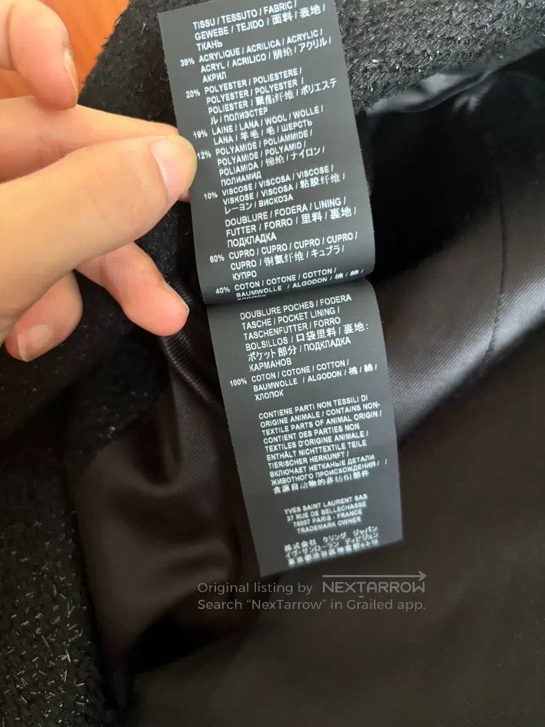 Saint Laurent Paris Saint Laurent Paris Glitter Starry Sky Coat Size US M / EU 48-50 / 2 - 6 Thumbnail