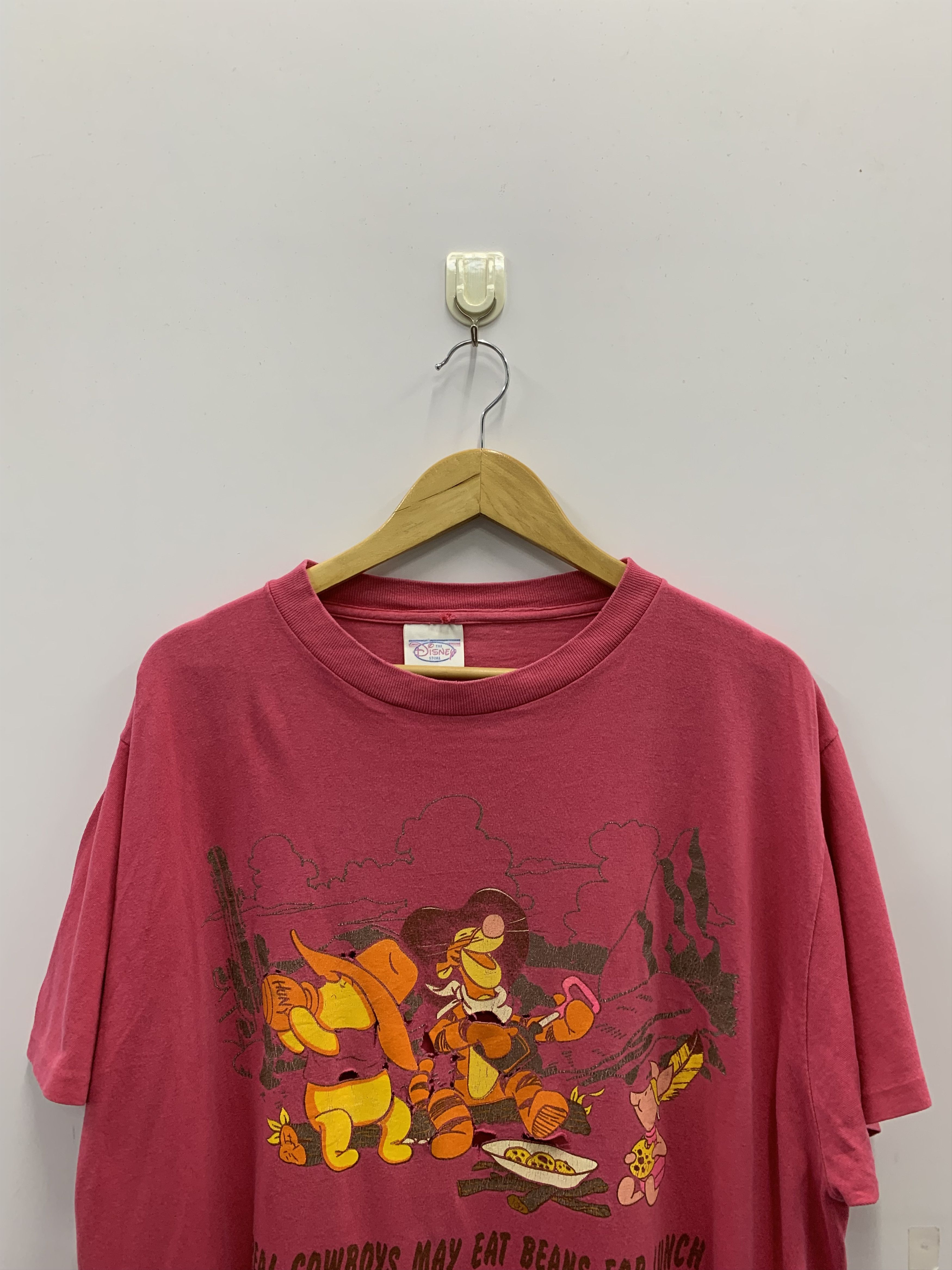 Disney Vintage 90s Disney Pooh Tee TA0065 Size US XL / EU 56 / 4 - 2 Thumbnail