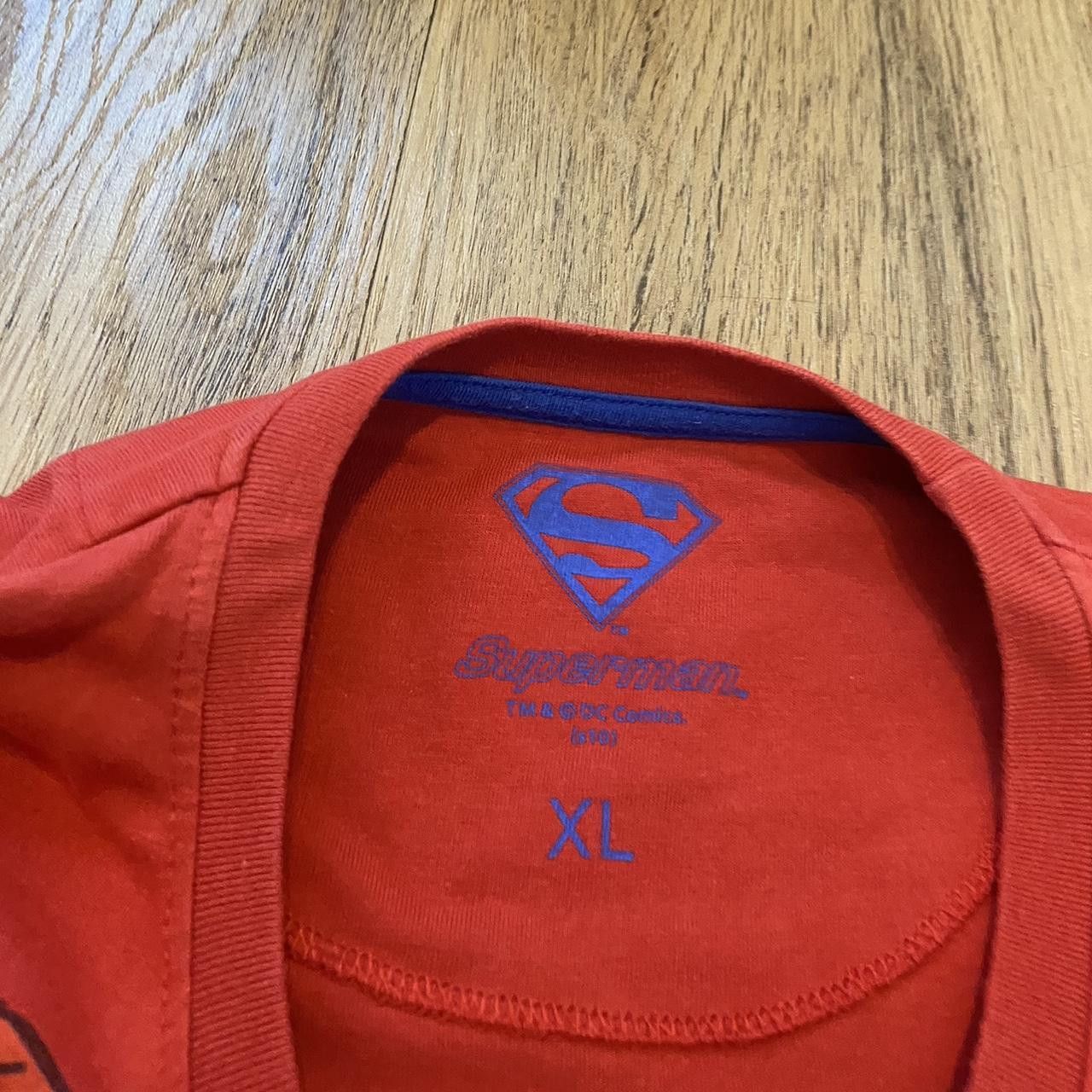 DC Comics Red Superman cotton t-shirt #superman Size US XL / EU 56 / 4 - 4 Thumbnail